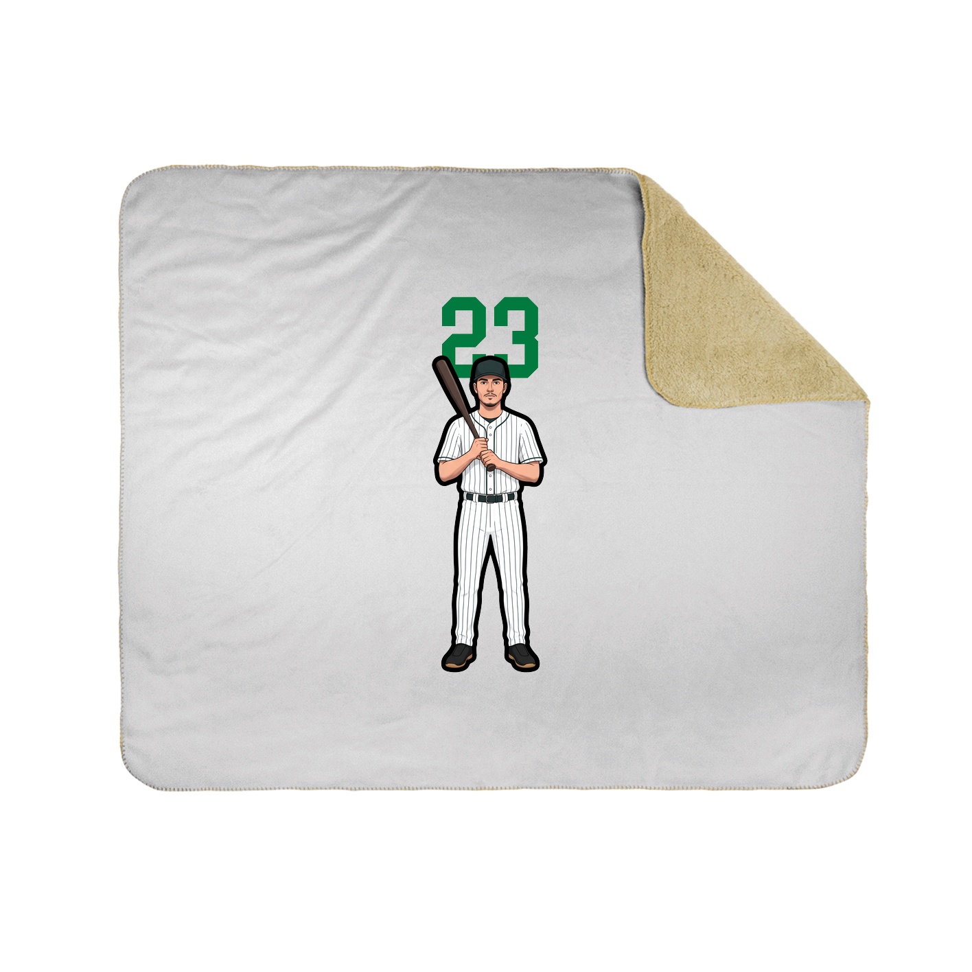 50x60 Sherpa Lined Throw Blanket