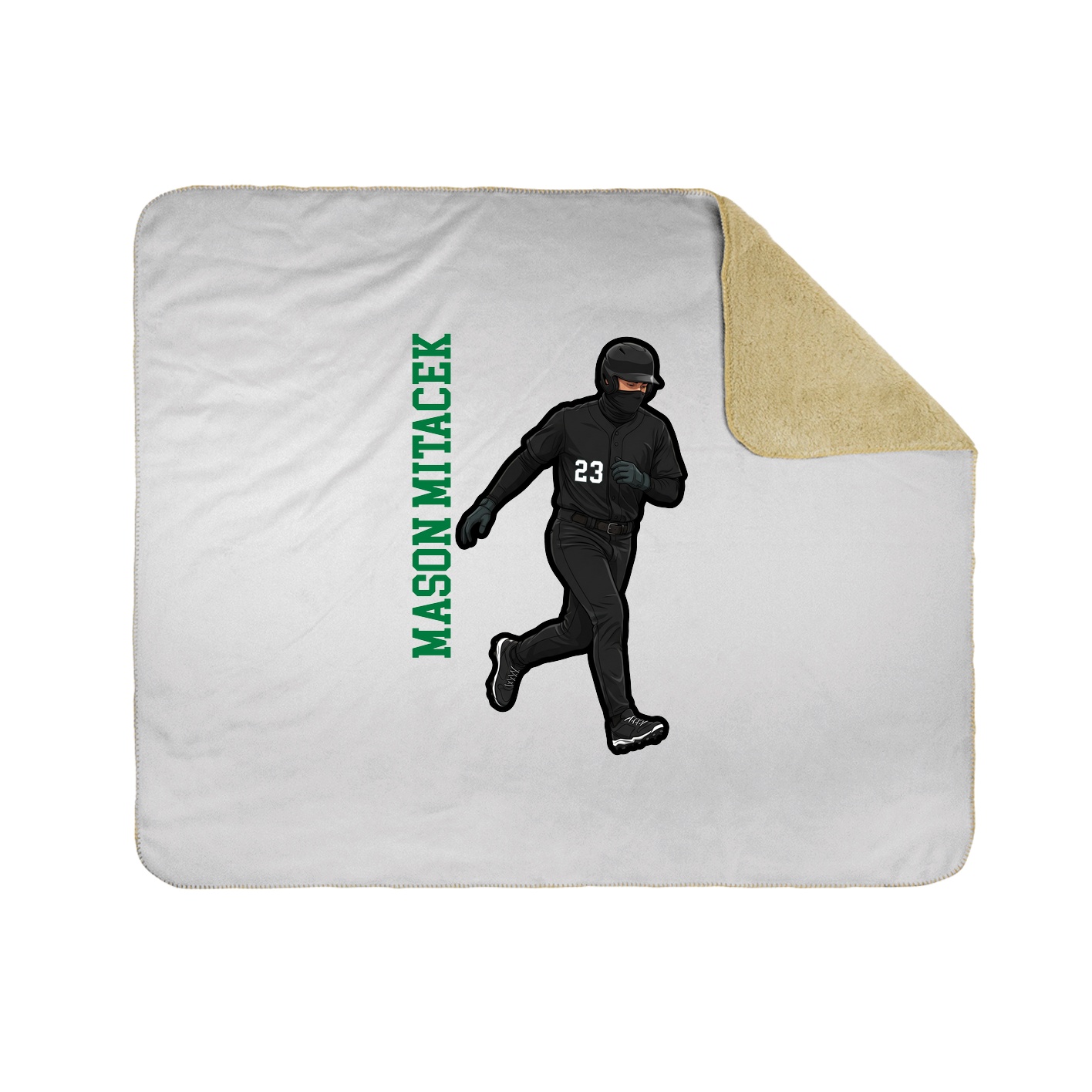 50x60 Sherpa Lined Throw Blanket