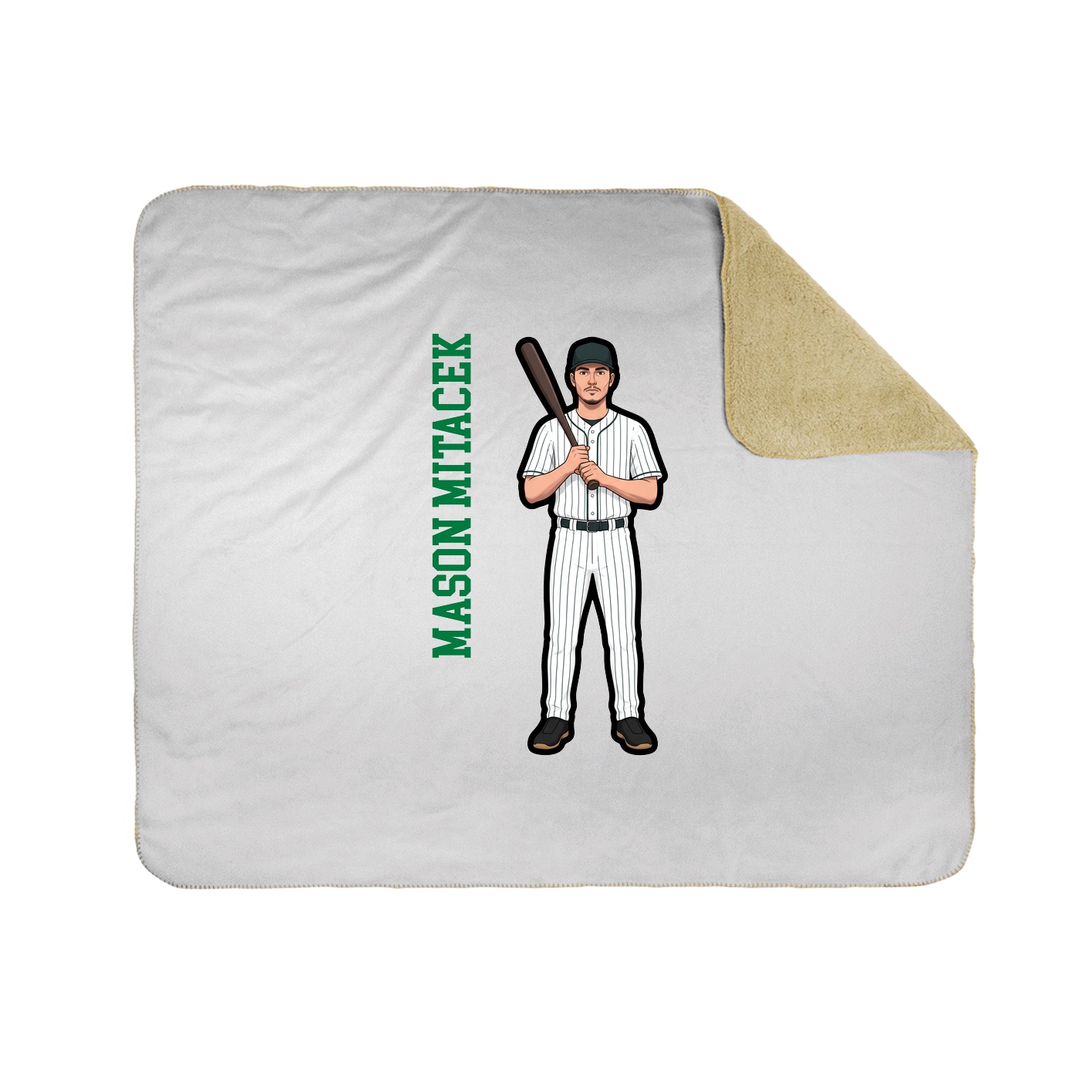 50x60 Sherpa Lined Throw Blanket