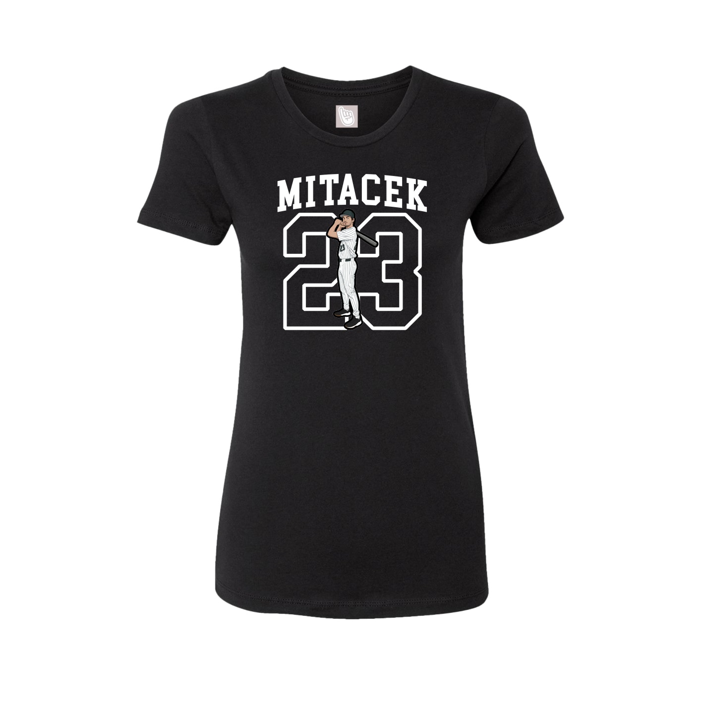 Fitted Women's Tee — Shirsey in Black