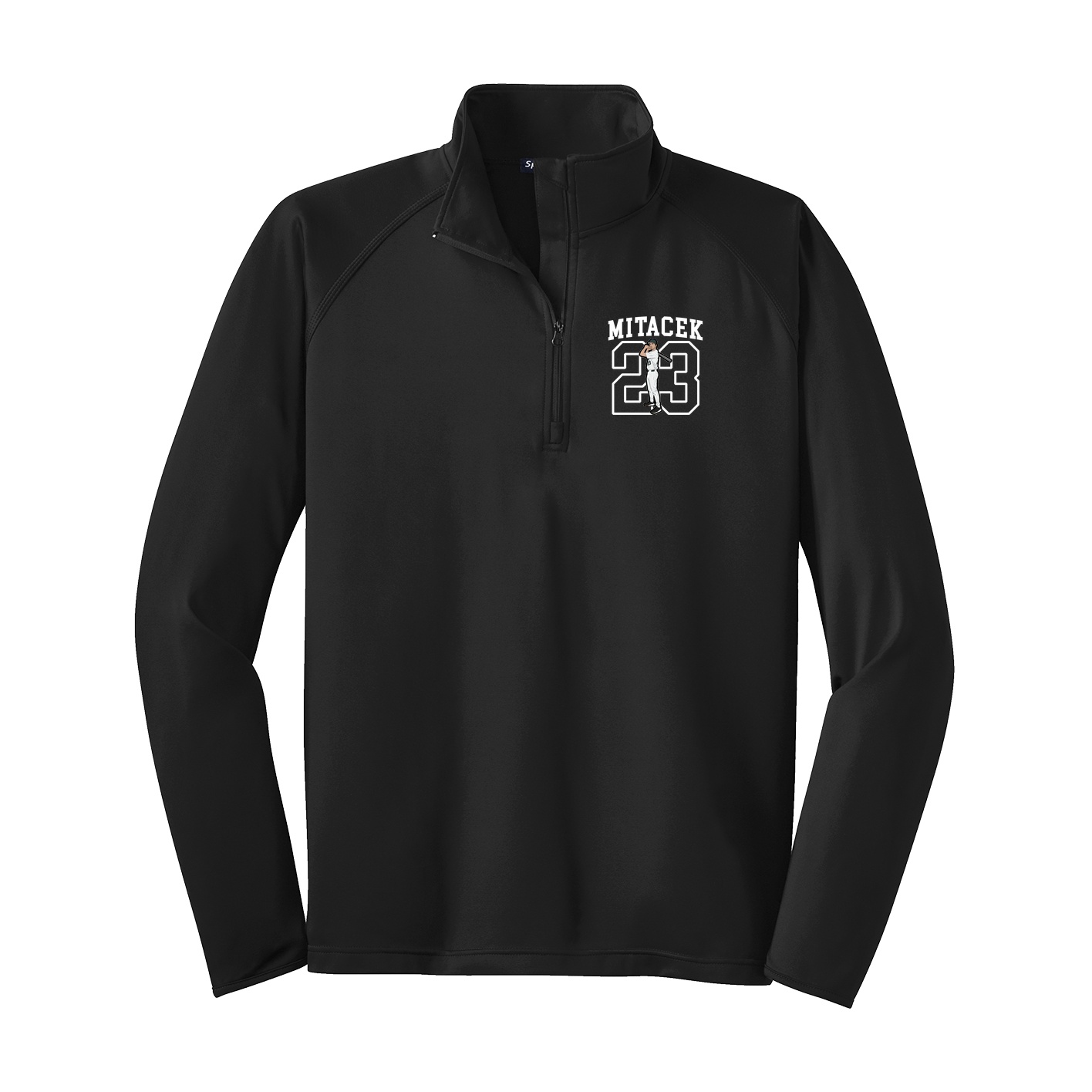Q-Zip Pullover — Shirsey in Black