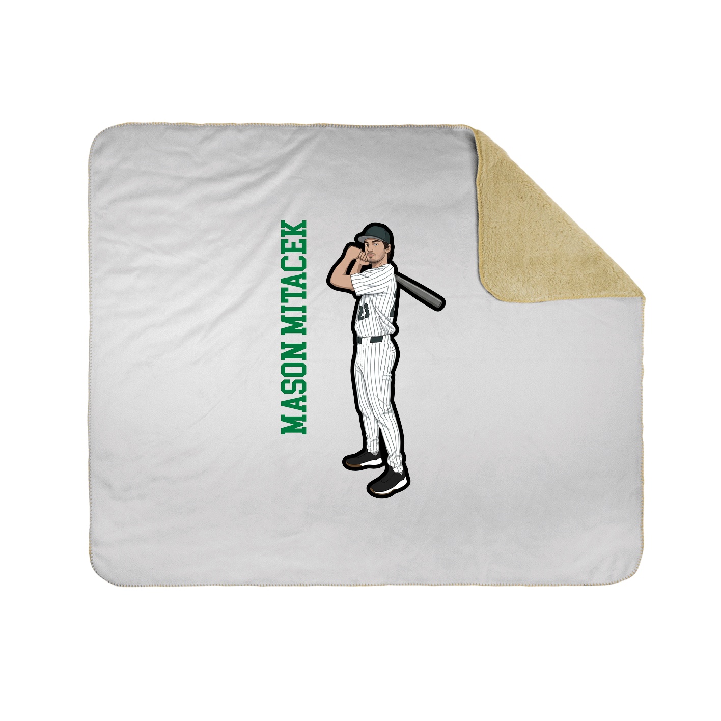 50x60 Sherpa Lined Throw Blanket