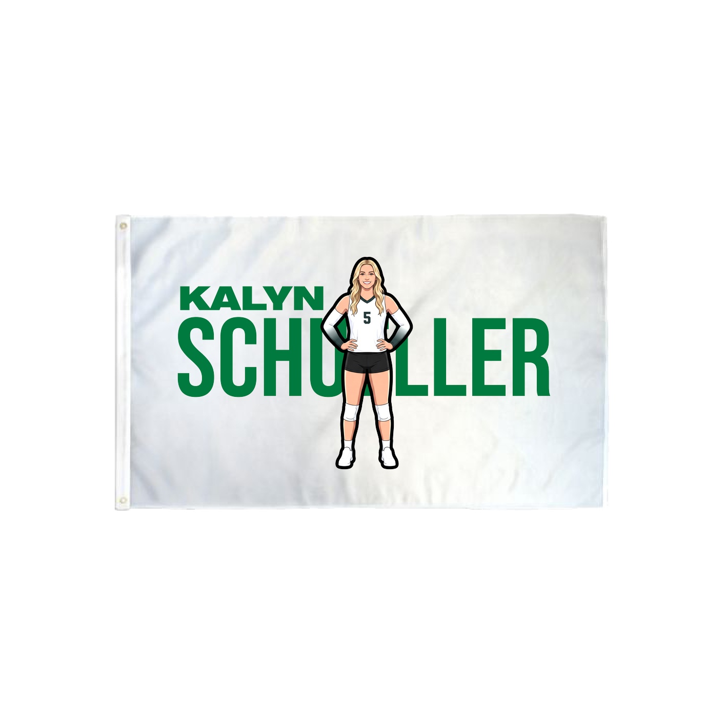 3x5 Flag — Player Name in Classic