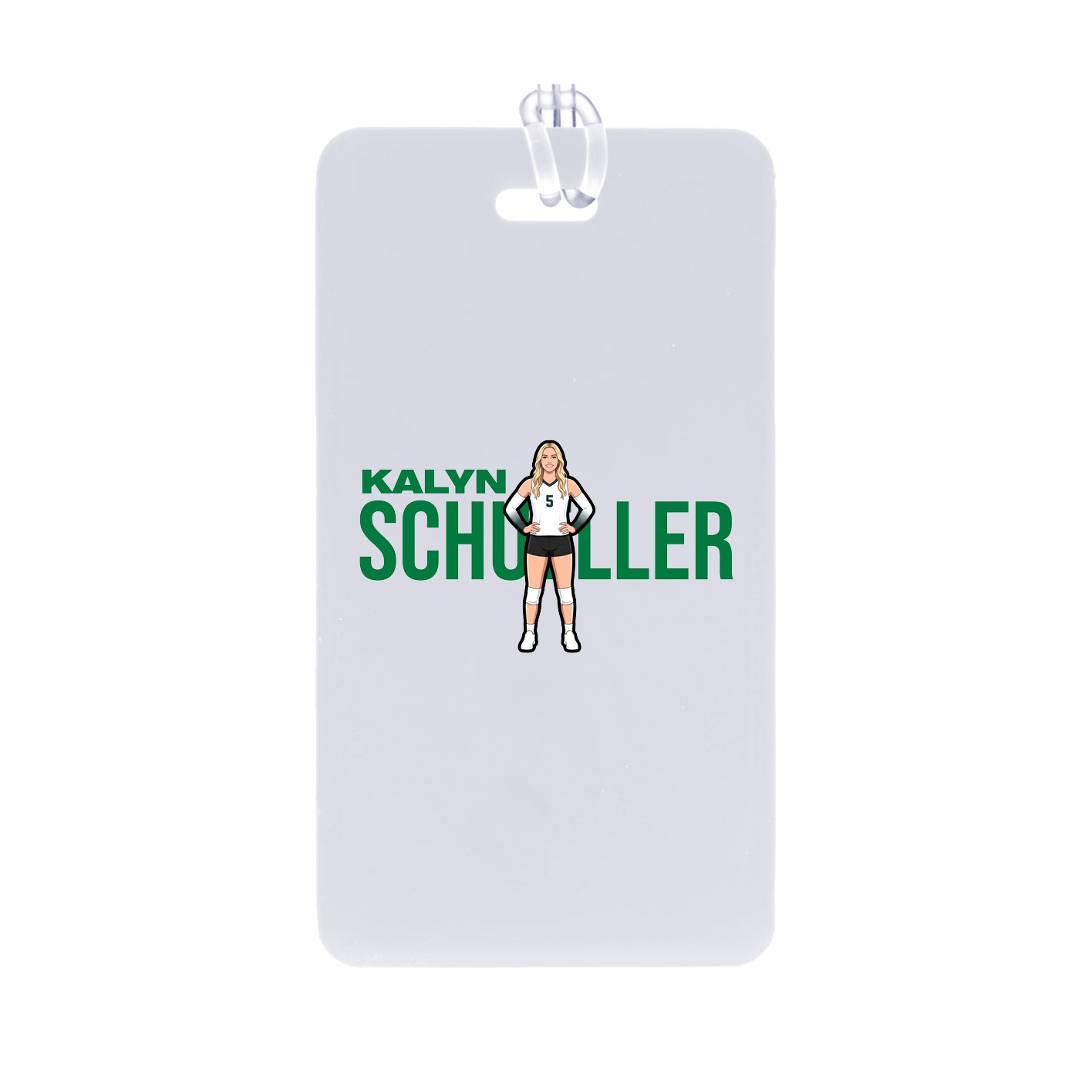 Bag Tag — Player Name in Classic