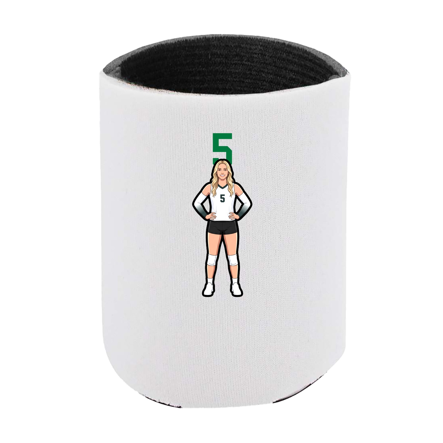 Can Holder — Number Top in White