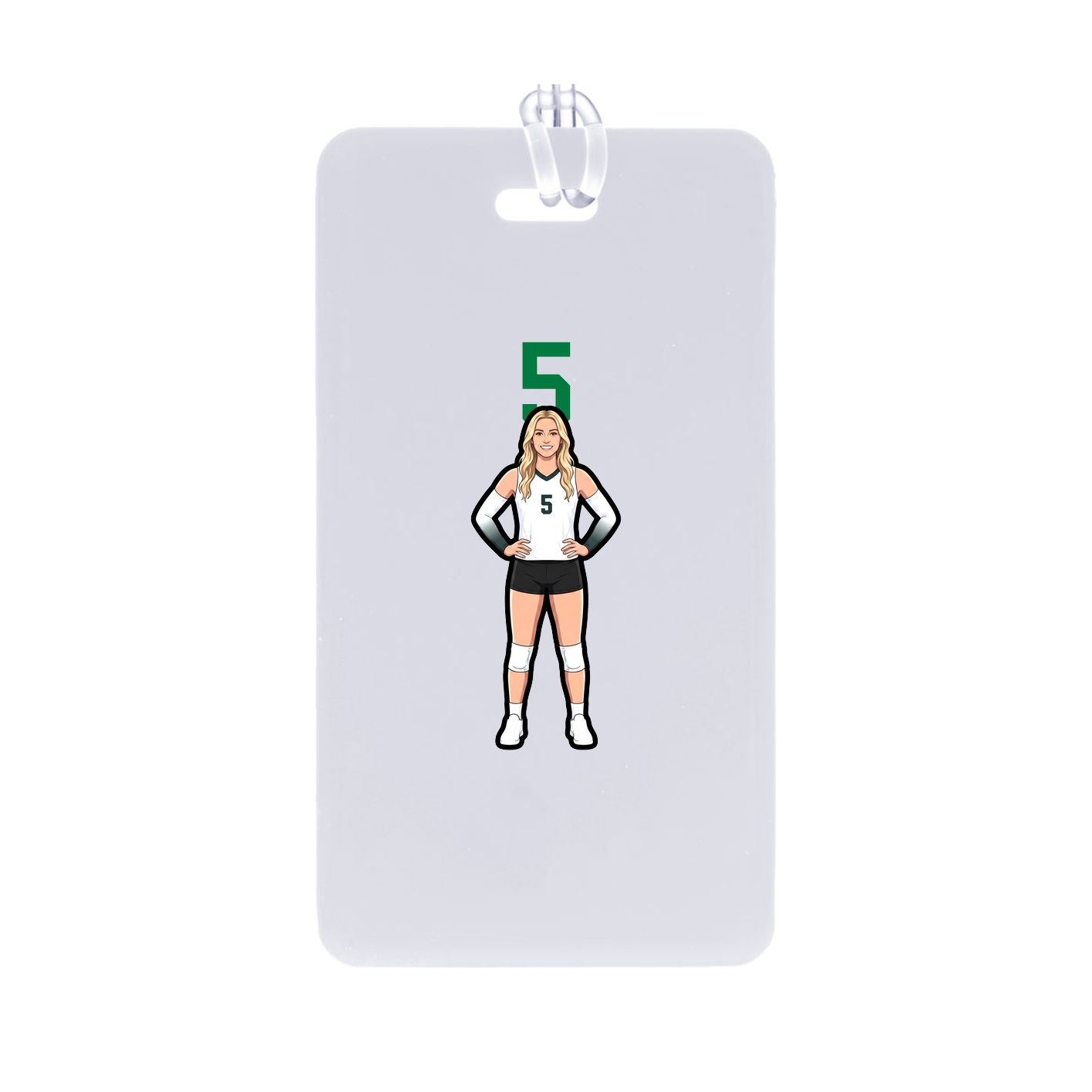 Bag Tag — Number Top in Classic