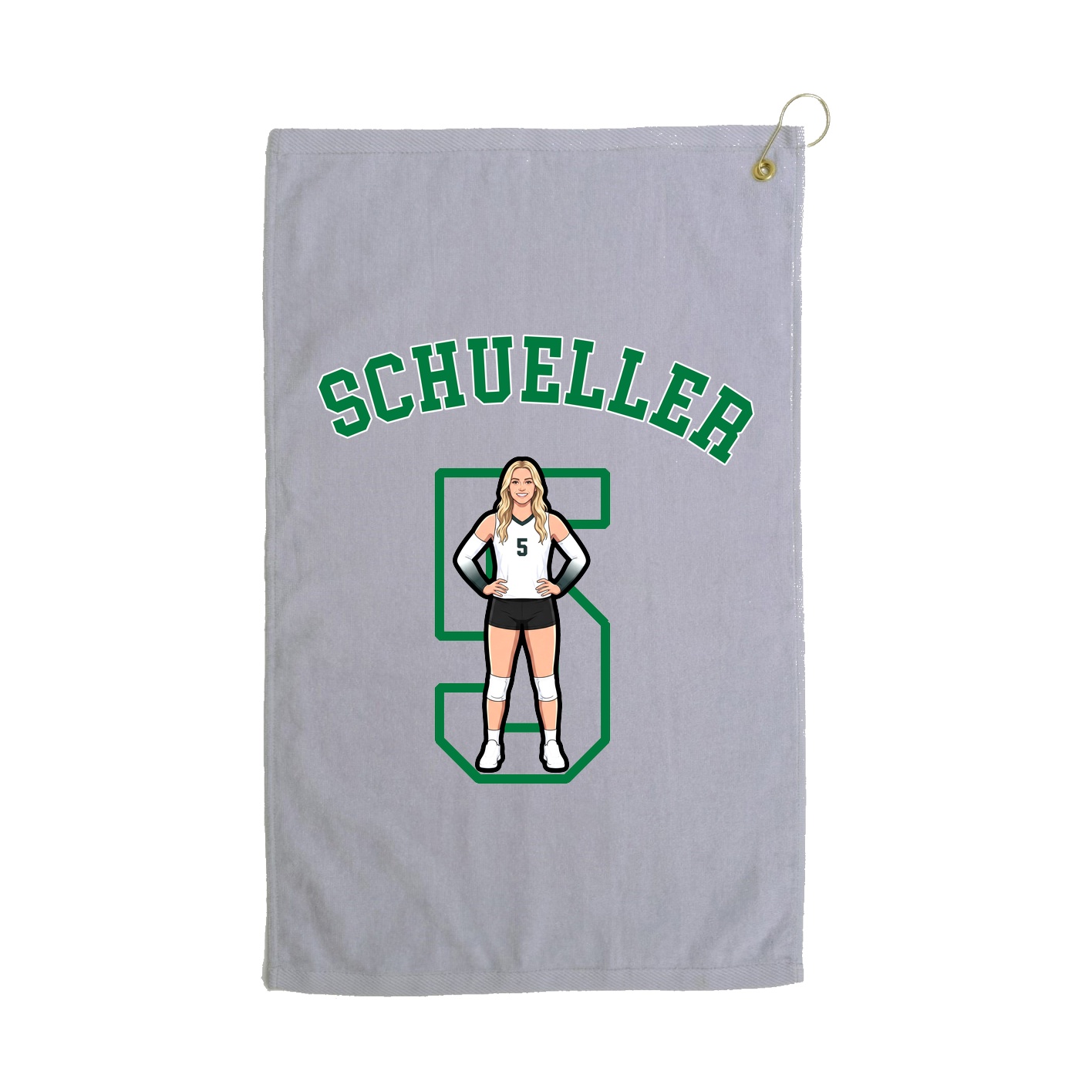 Golf Towel — Shirsey Arch in Grey