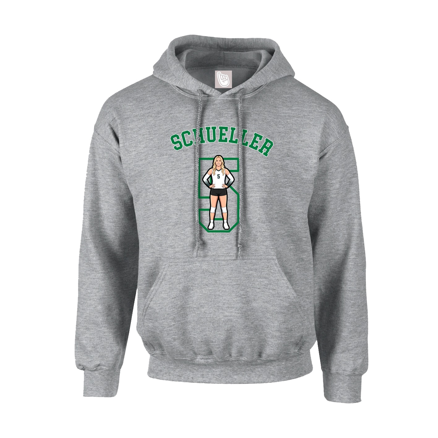 Hoodie — Shirsey Arch in Grey