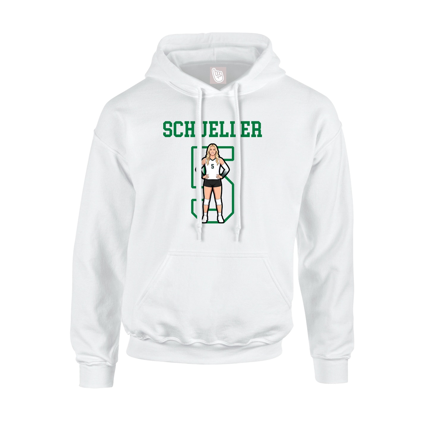 Youth Hoodie — Shirsey in White