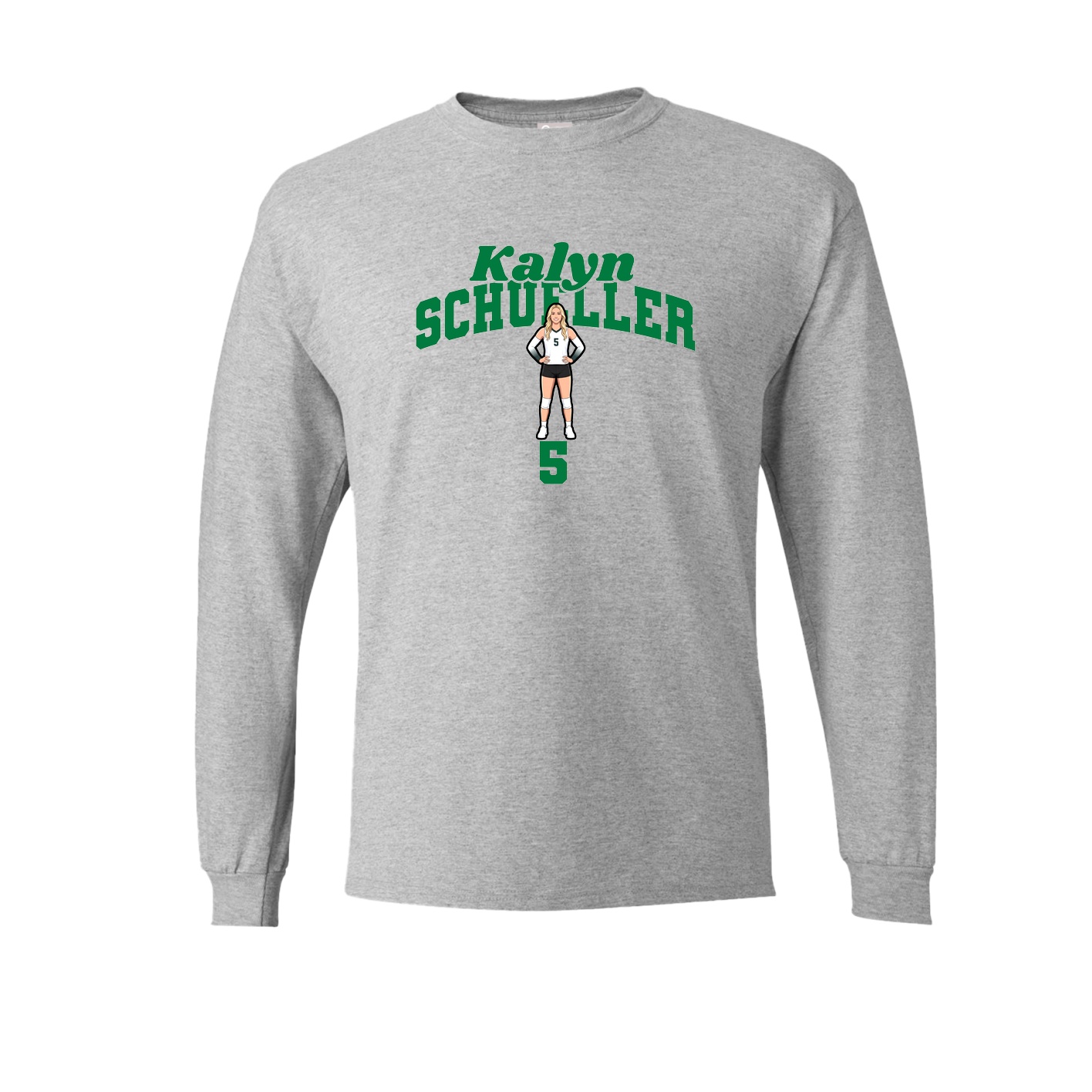 Long Sleeve Tee — Signature Arch in Grey