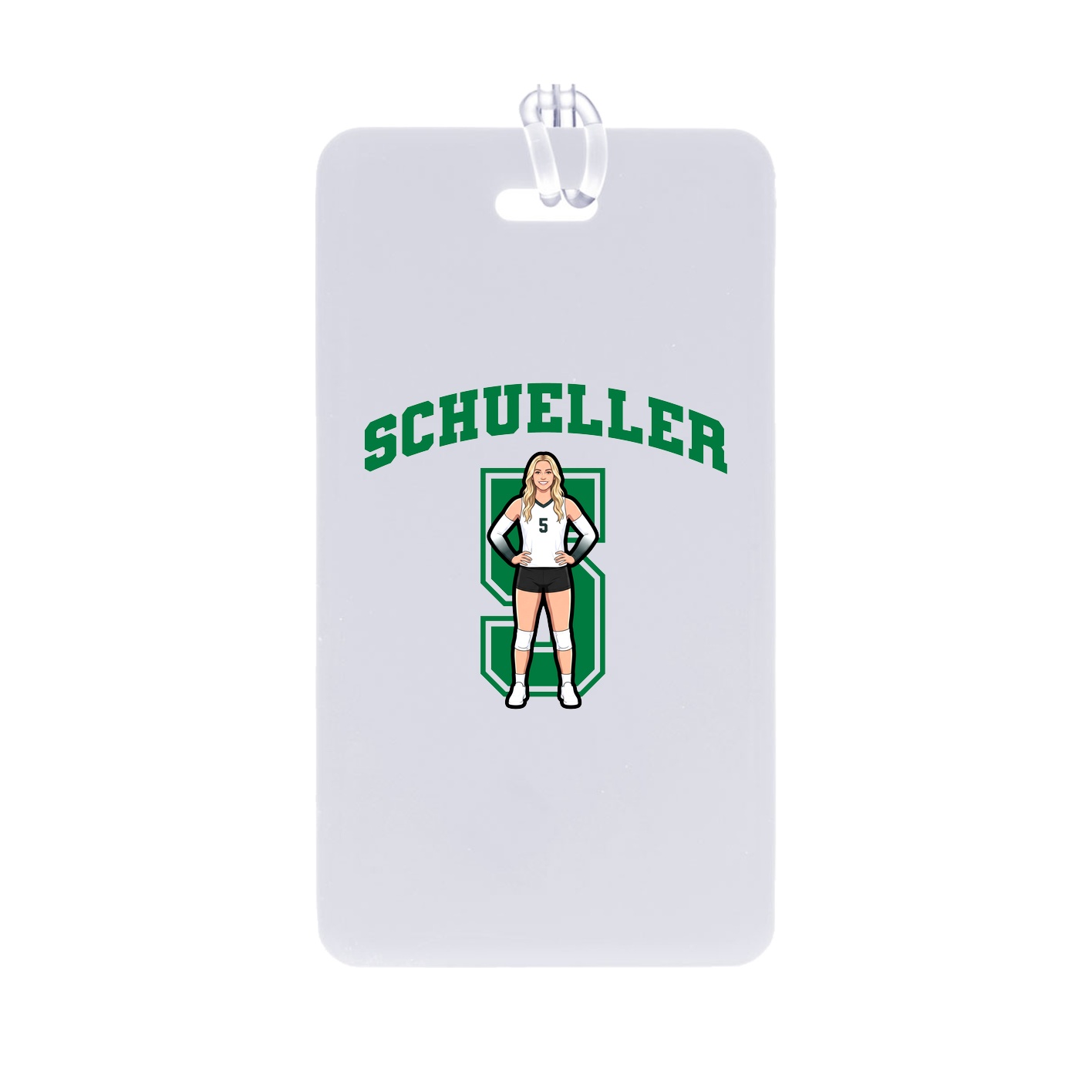 Bag Tag — Number in Classic