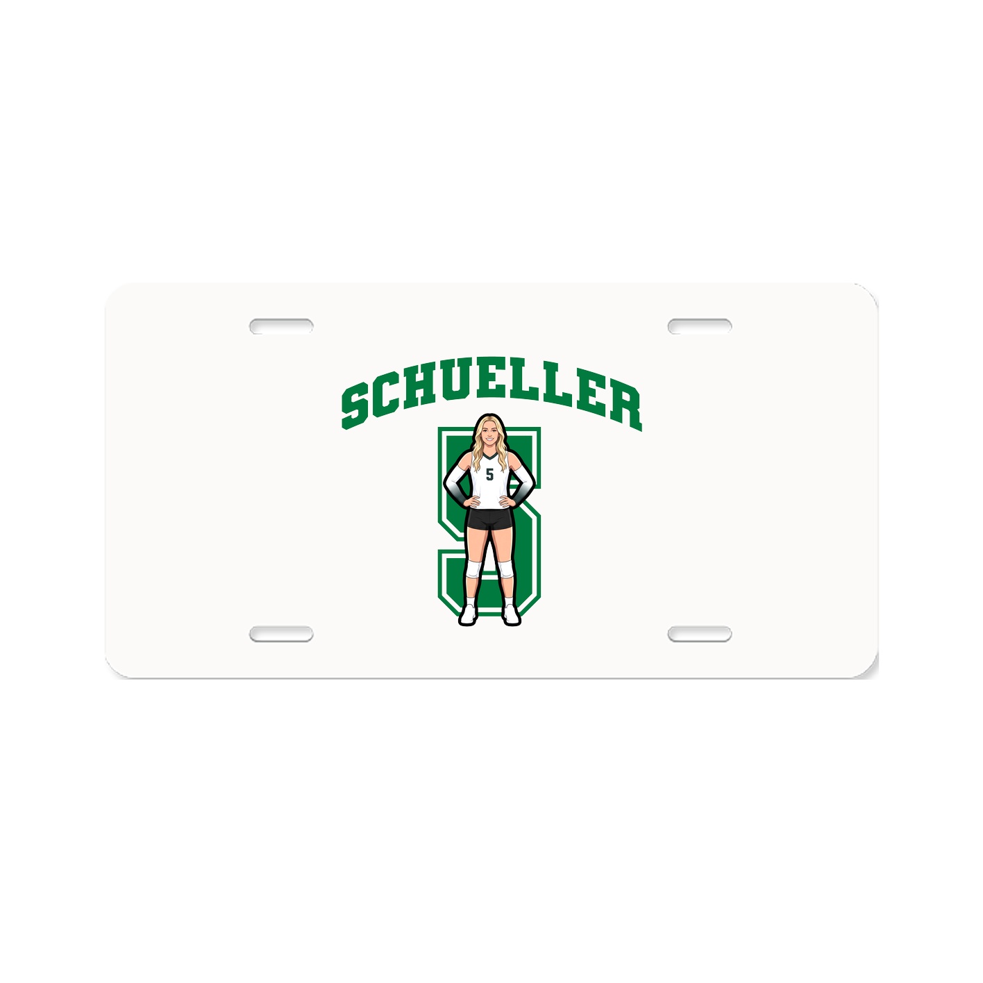 License Plate — Number in Classic