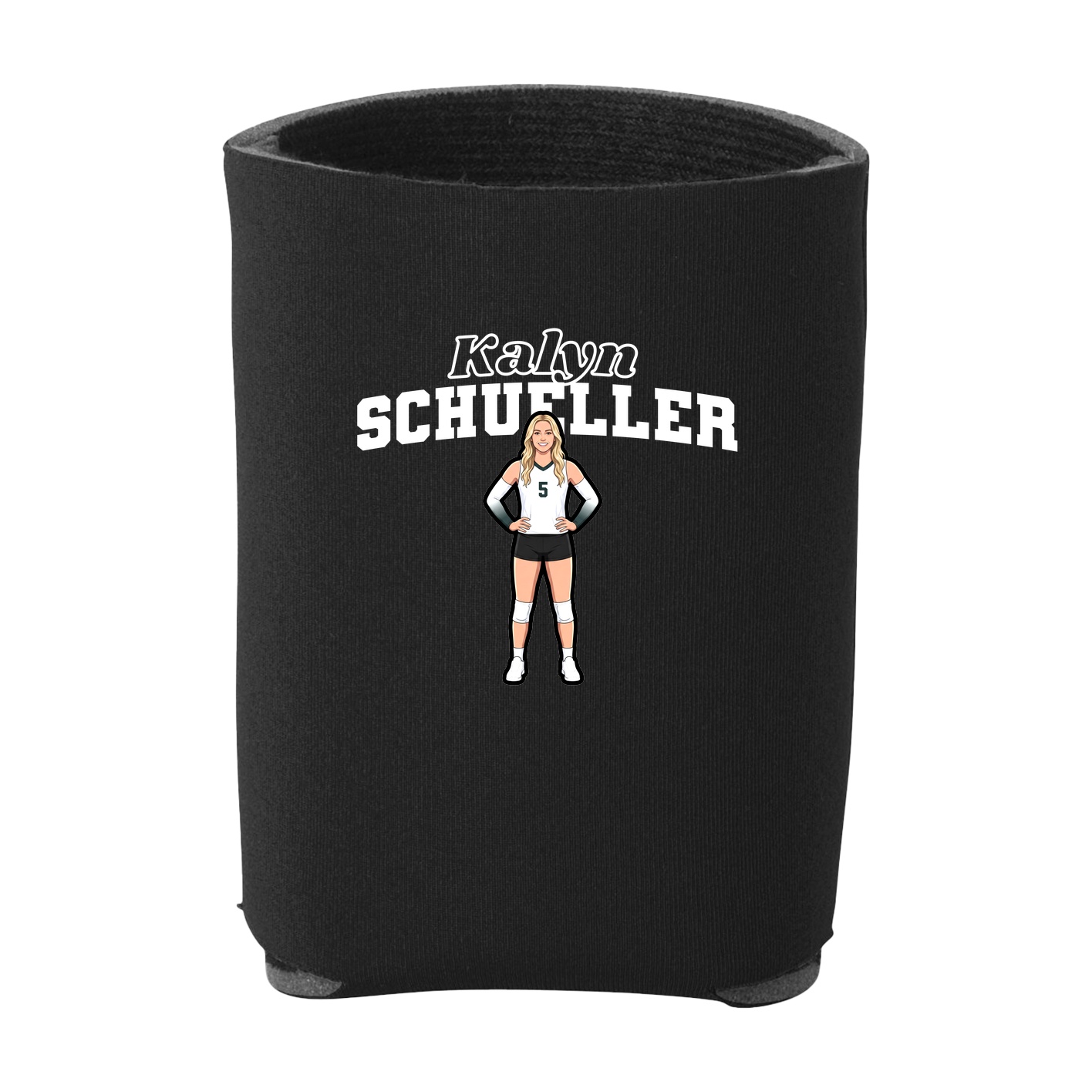 Can Holder — Name Arch in Black