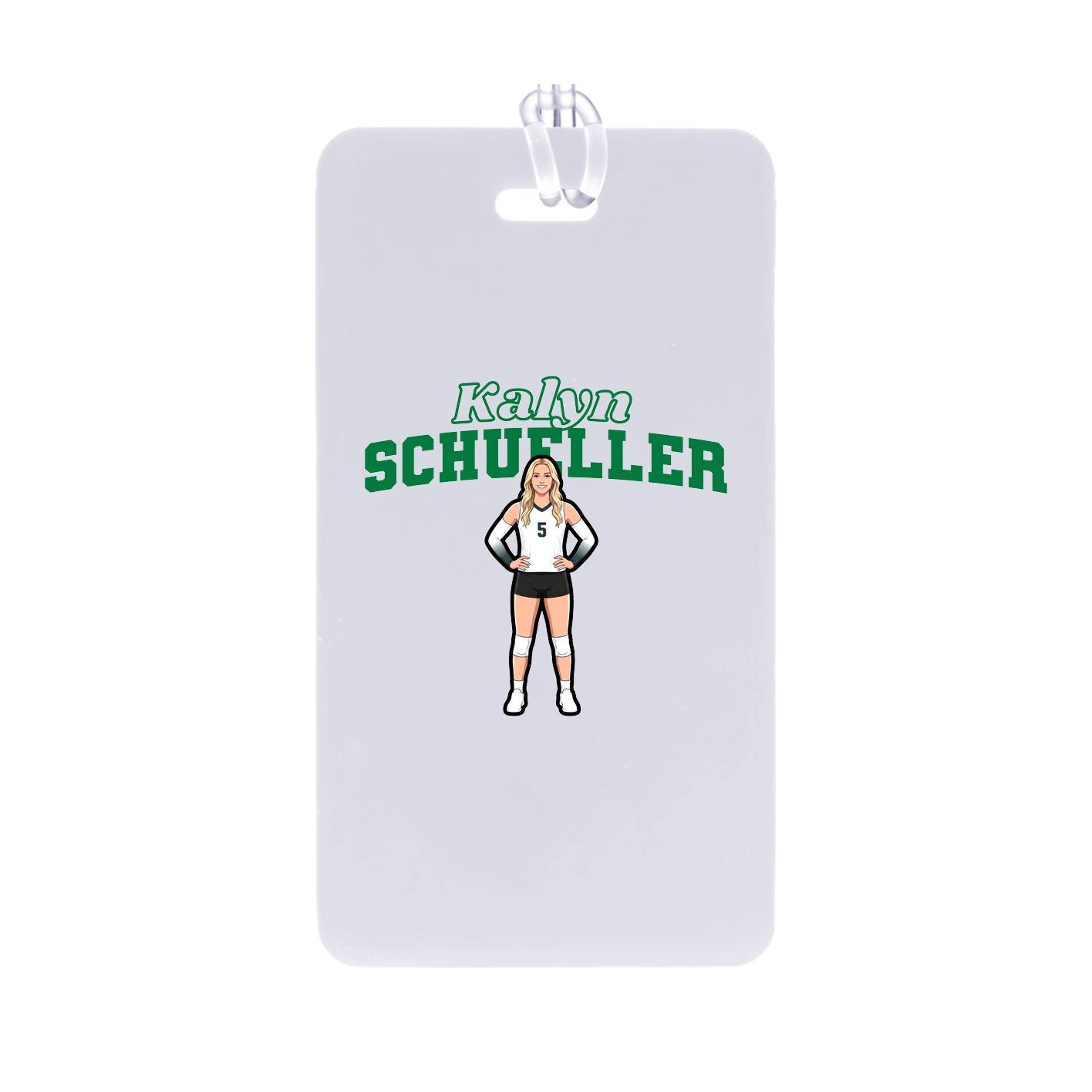 Bag Tag — Name Arch in Classic