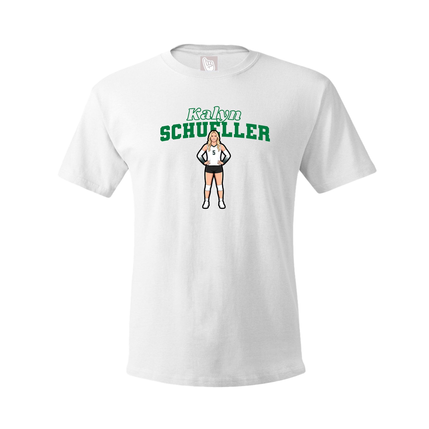 Tee — Name Arch in White