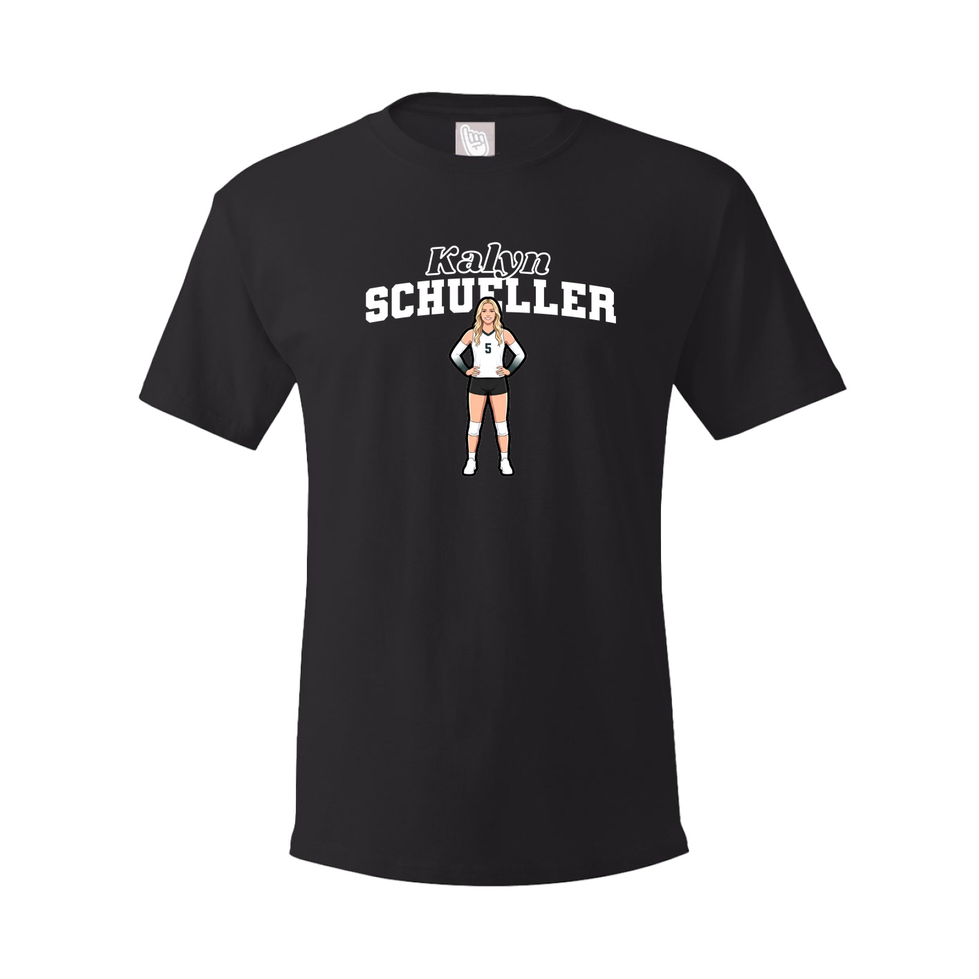 Youth Tee — Name Arch in Black