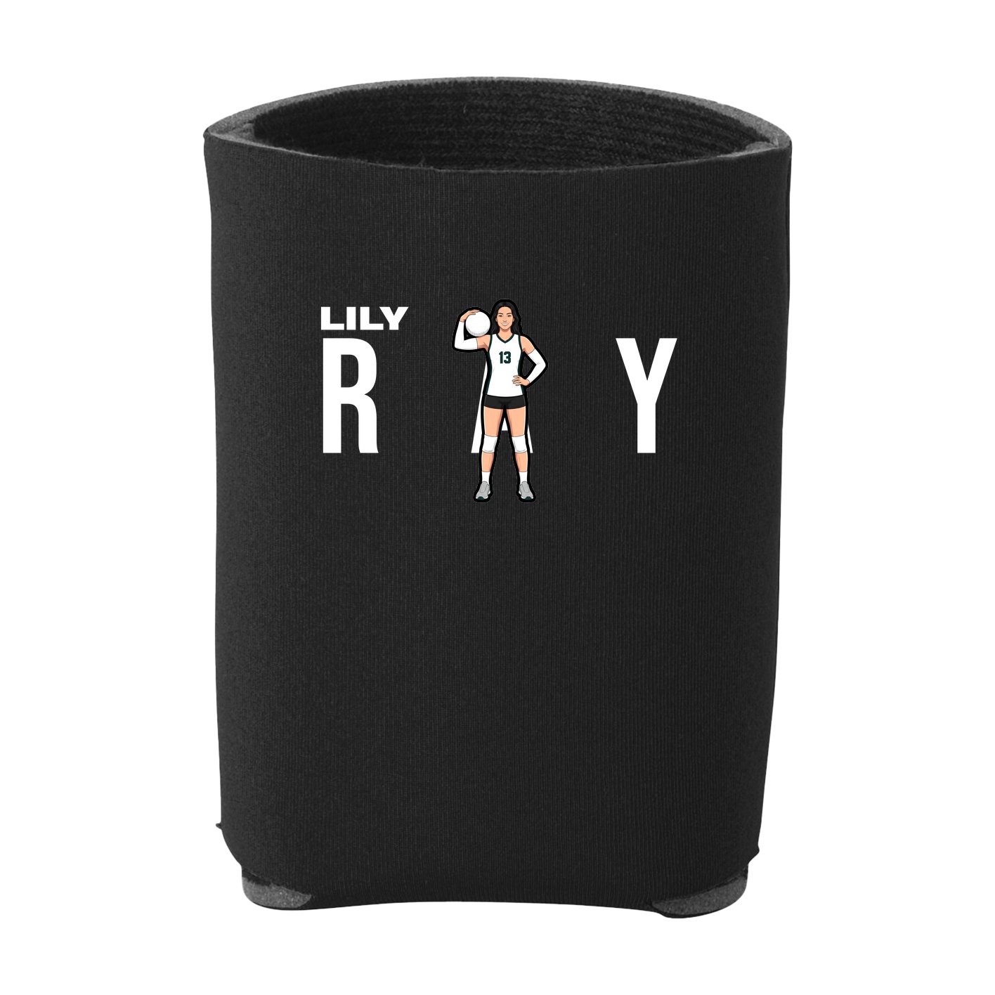 Can Holder — Player Name in Black