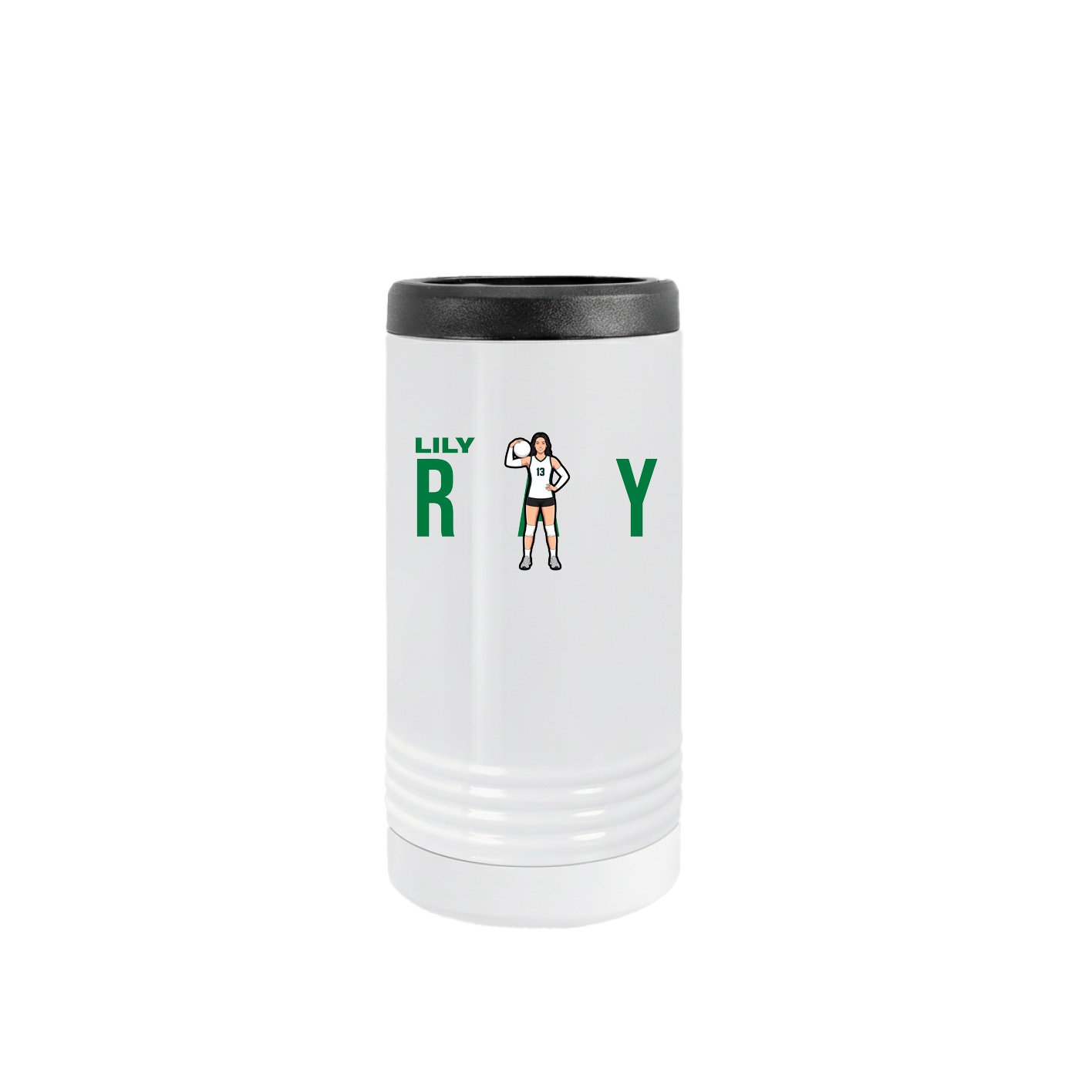 Slim Beverage Holder — Player Name in White