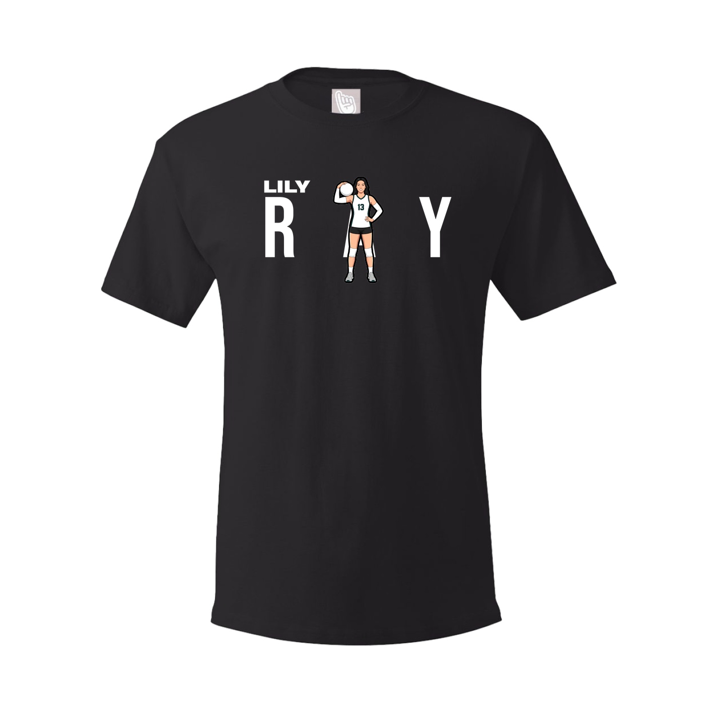 Tee — Player Name in Black