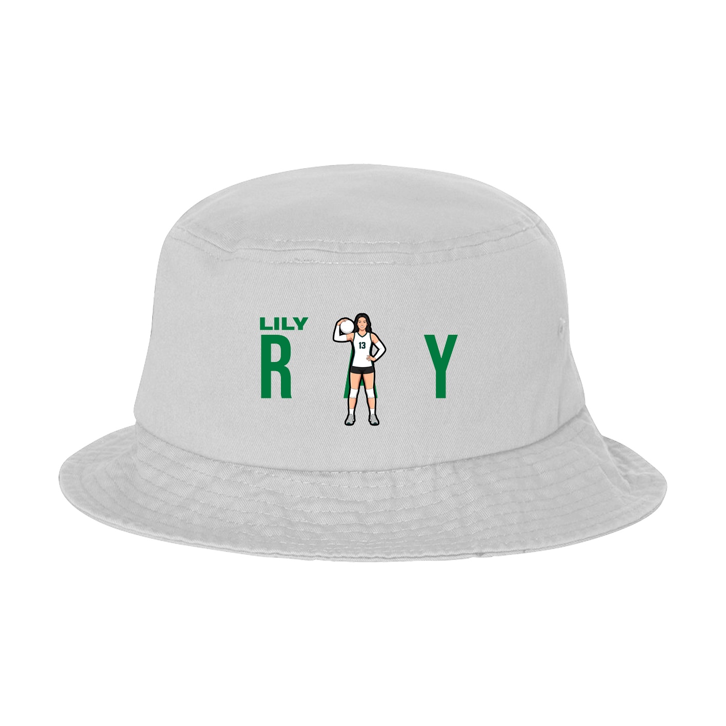 Bucket Cap — Player Name in White