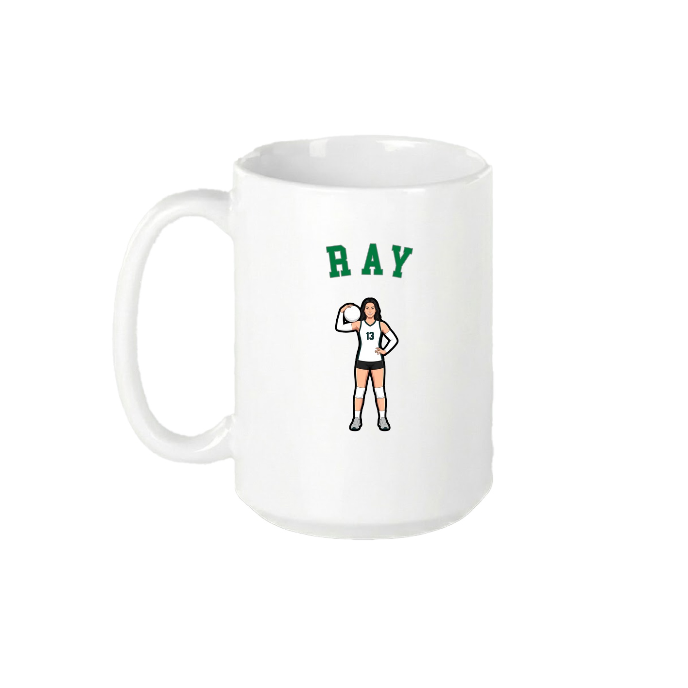 15oz Coffee Mug — Shirsey Arch in White