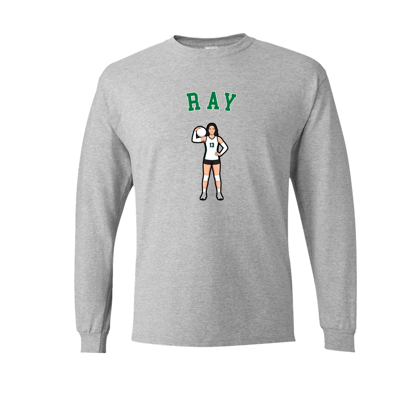 Long Sleeve Tee — Shirsey Arch in Grey