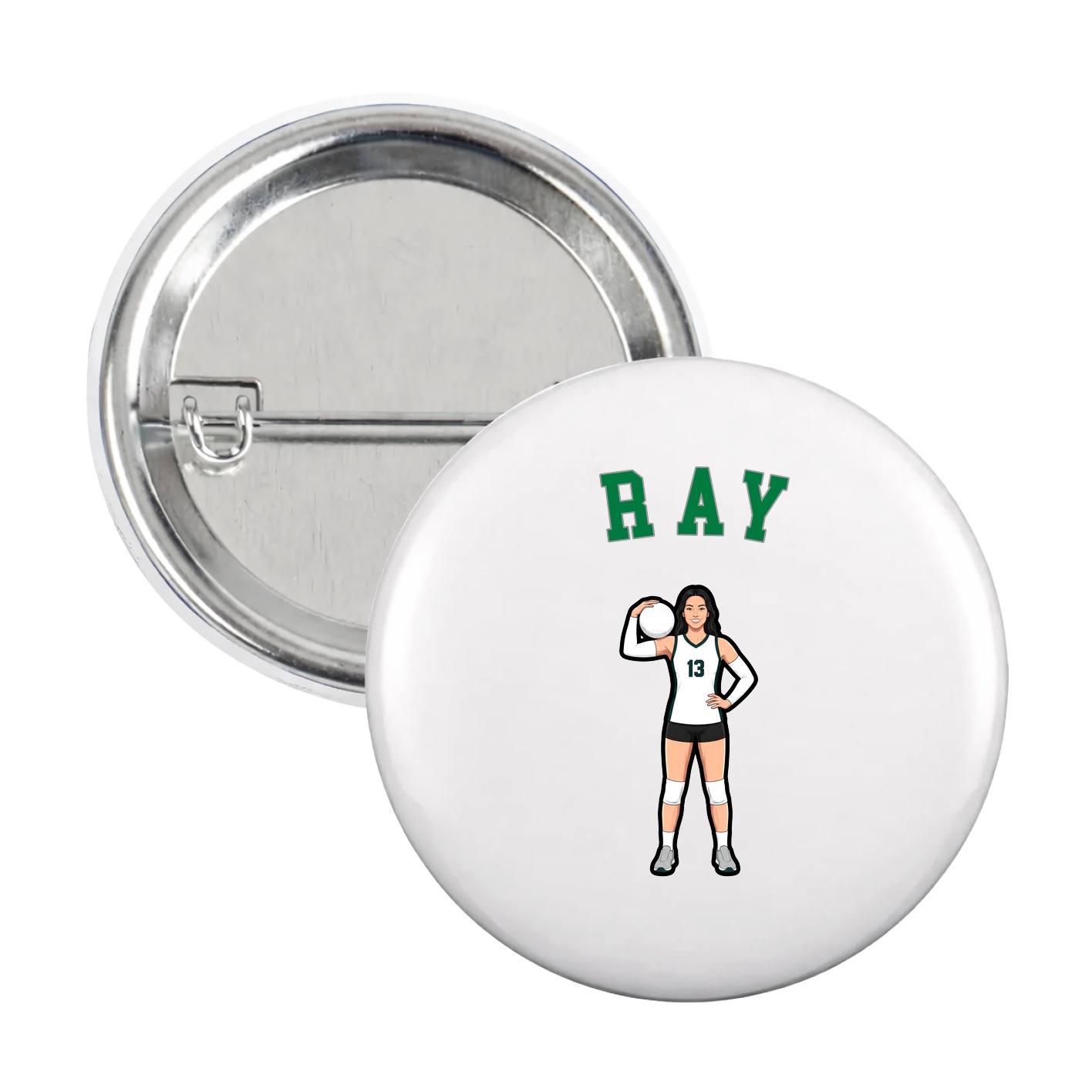 Game Day Button — Shirsey Arch in White
