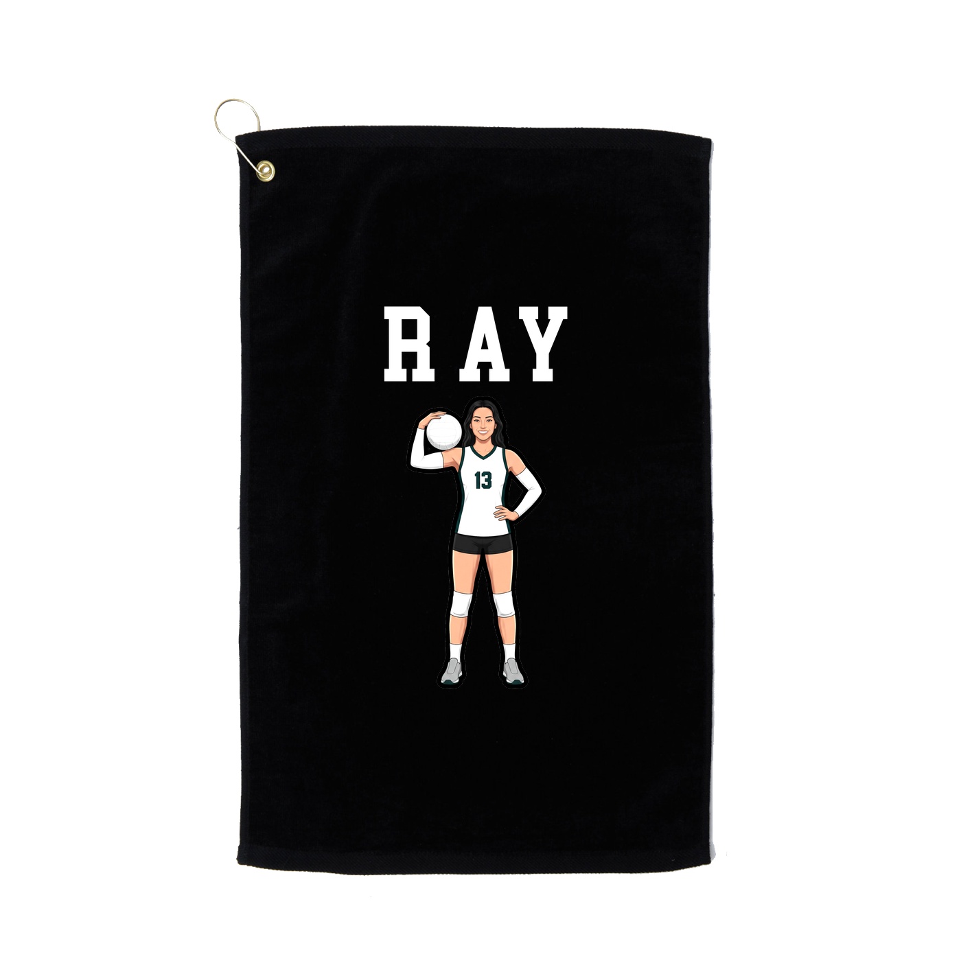 Golf Towel — Shirsey in Black