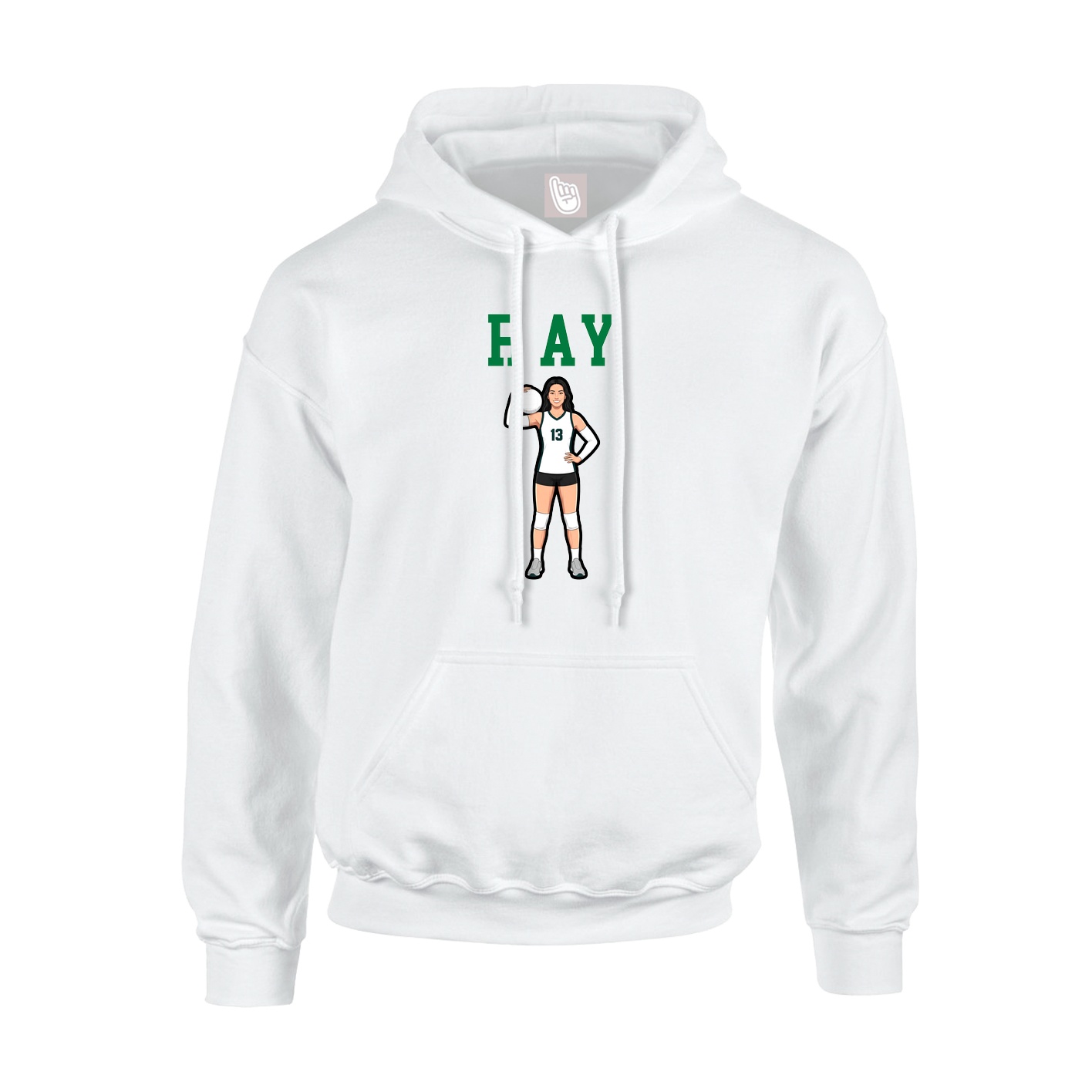 Youth Hoodie — Shirsey in White