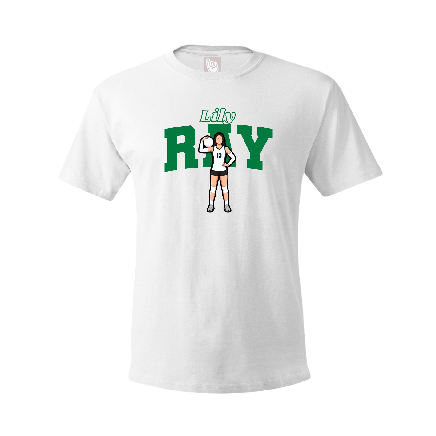 Tee — Name Arch in White