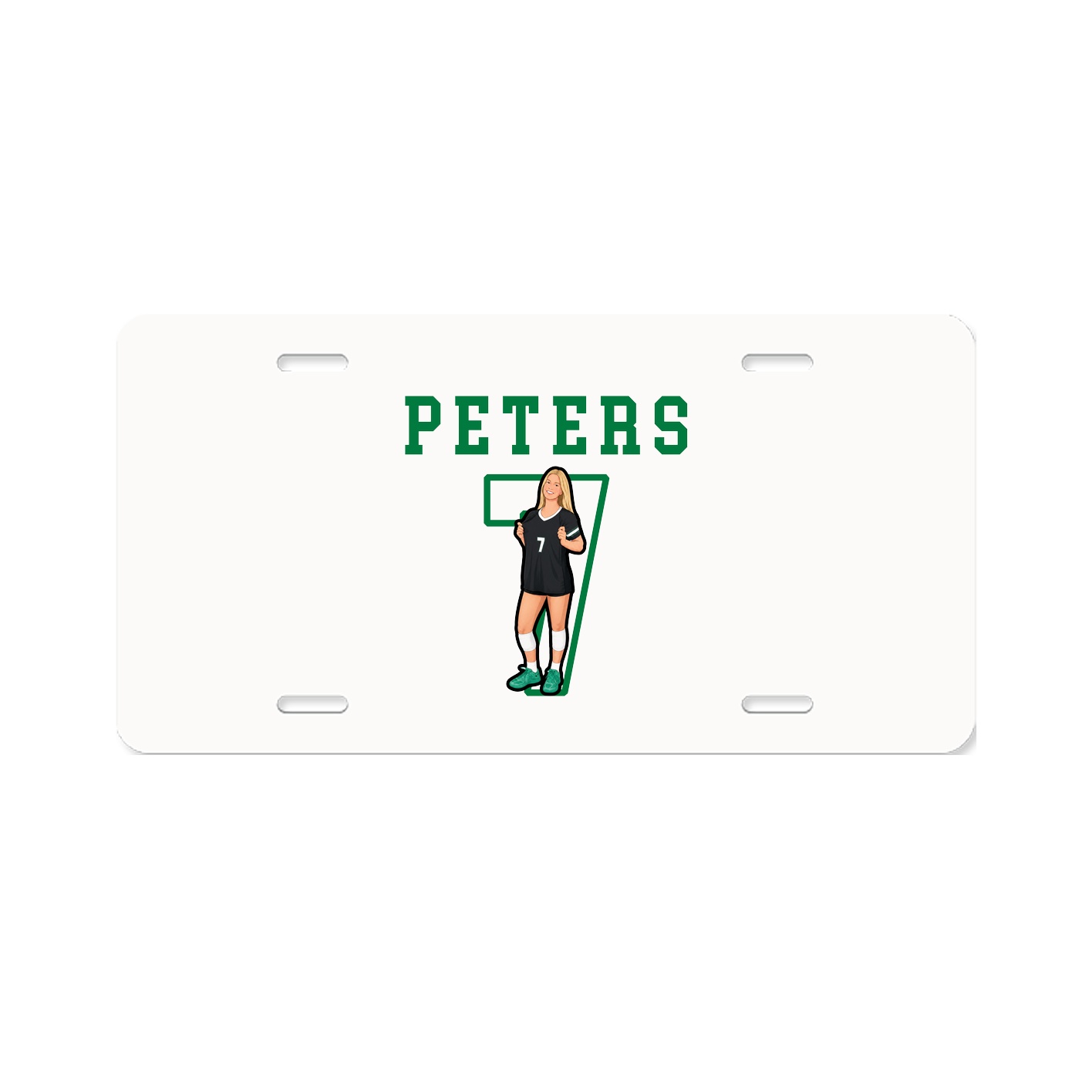 License Plate — Shirsey in Classic