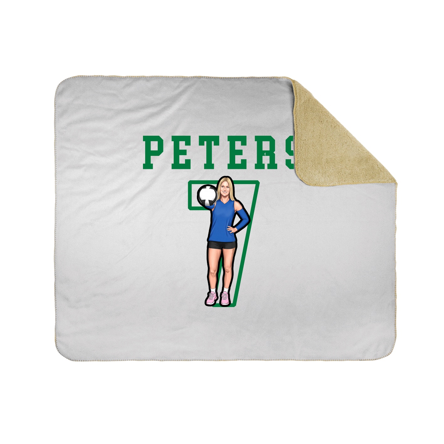Throw Blanket — Shirsey in White