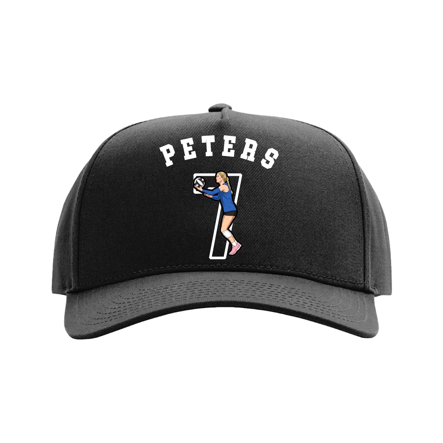 Full Fabric Five-Panel Champ Cap