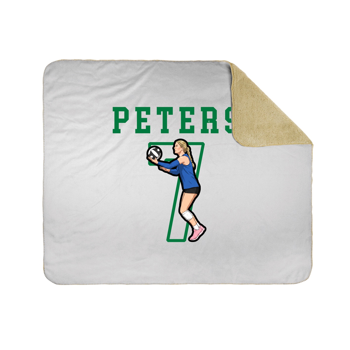 Throw Blanket — Shirsey in White