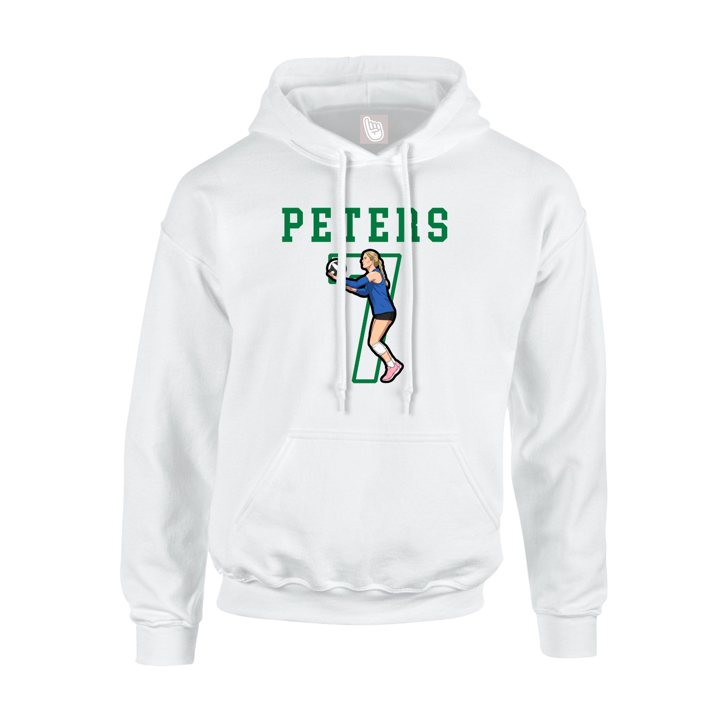 Youth Hoodie — Shirsey in White