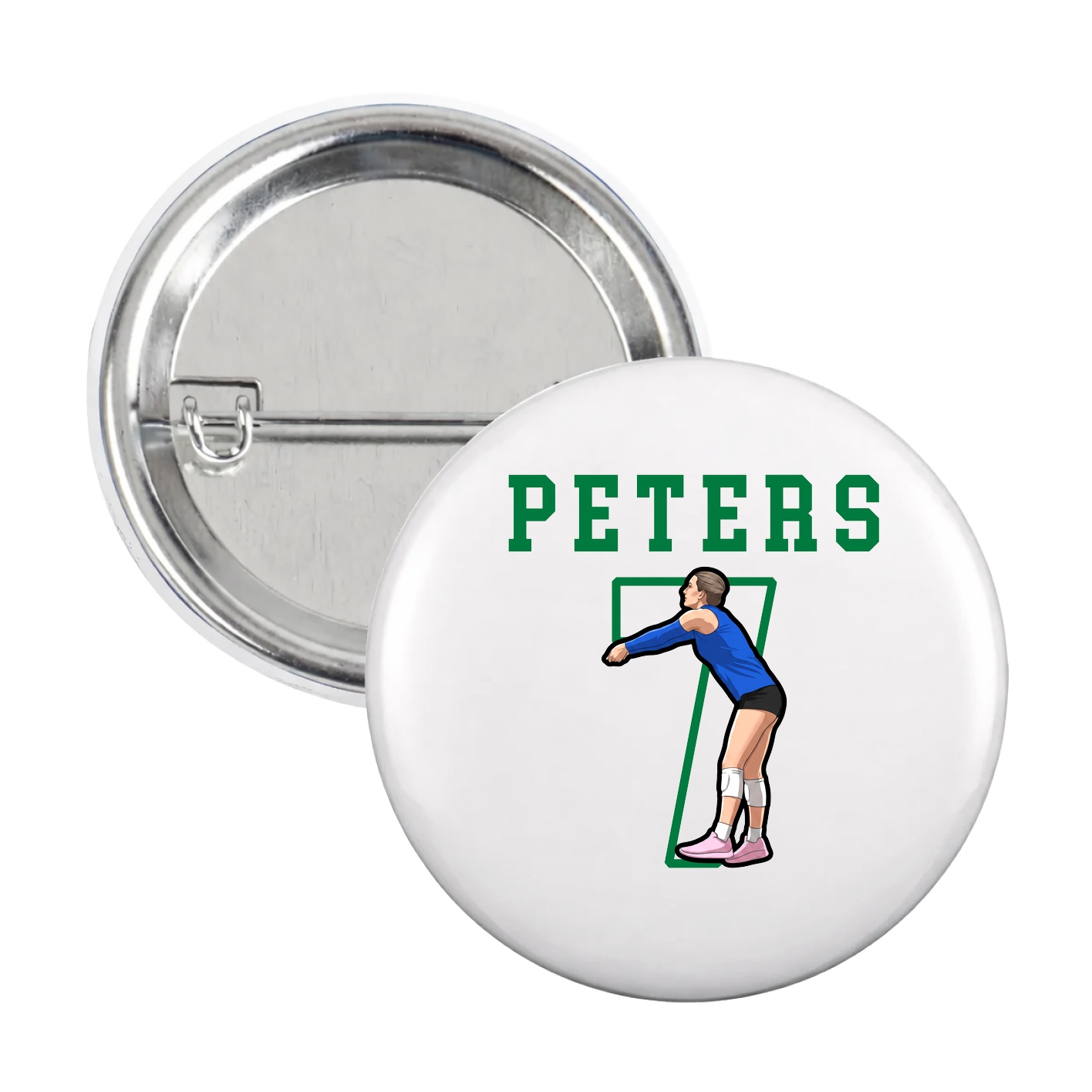 Game Day Button — Shirsey in White