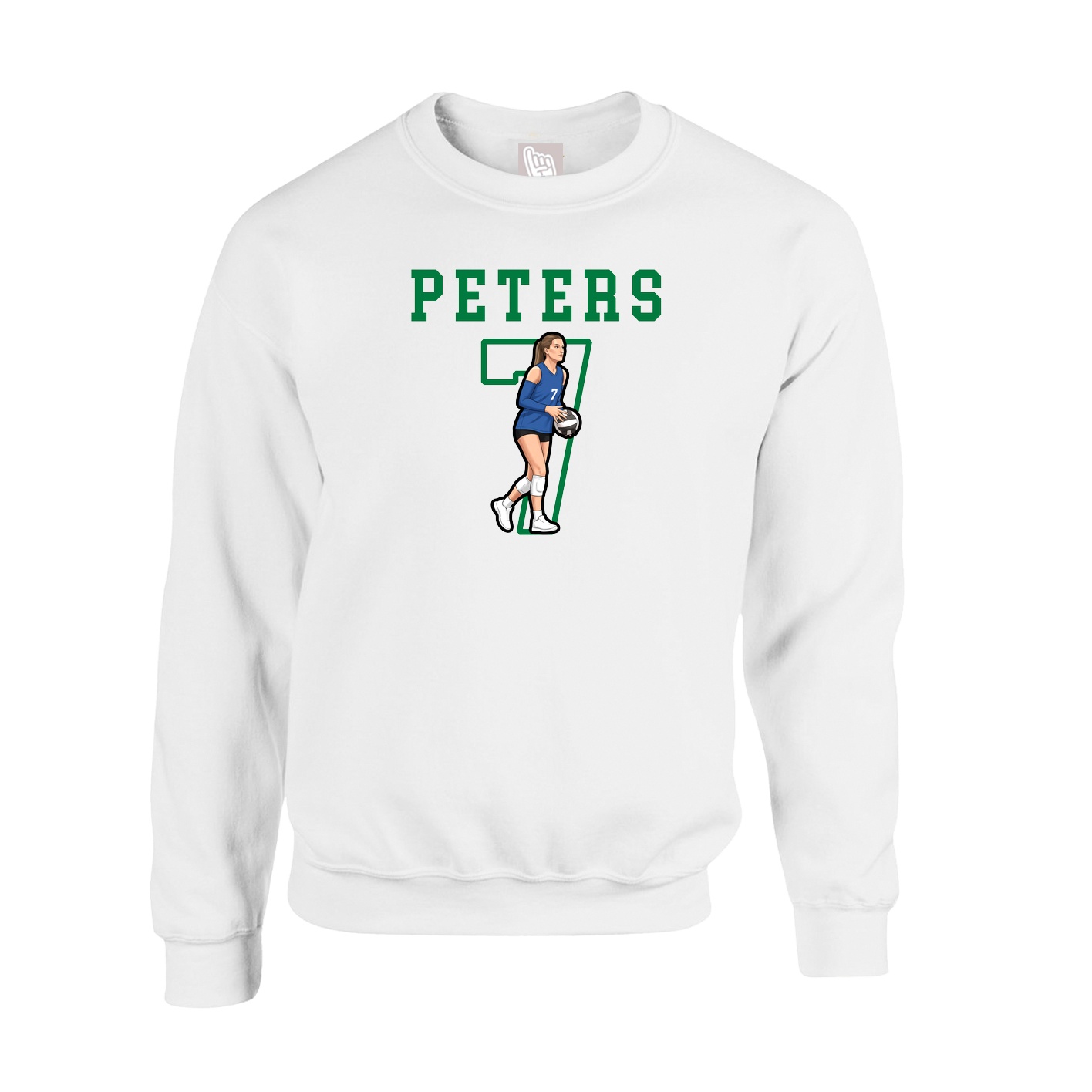 Fleece Crew — Shirsey in White