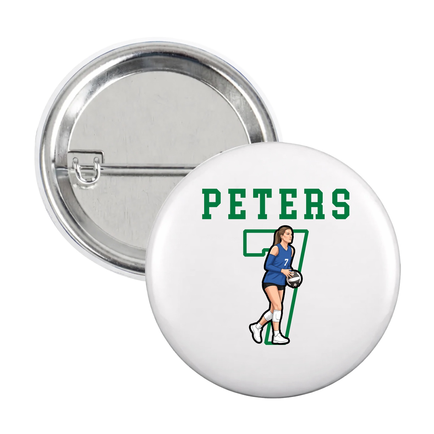 Game Day Button — Shirsey in White