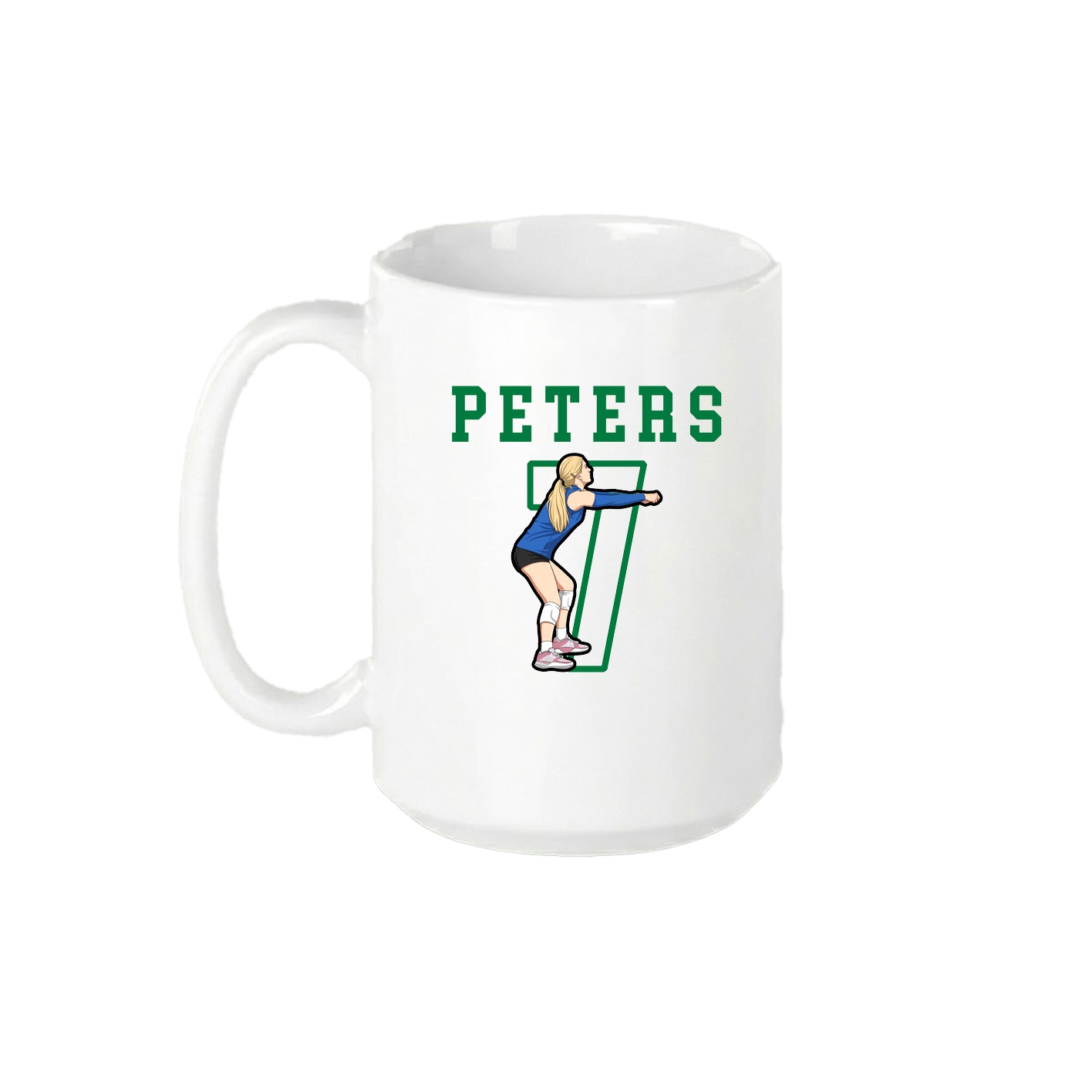 15oz Coffee Mug — Shirsey in White