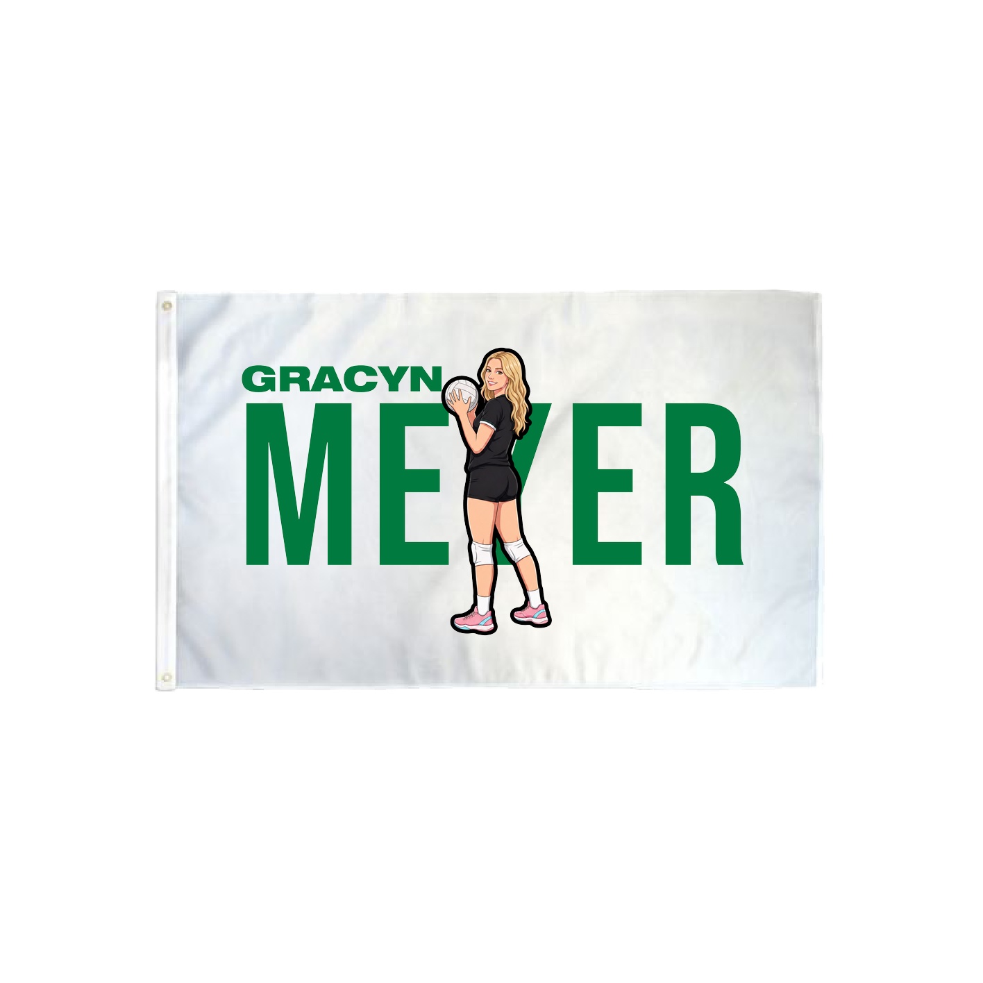 3x5 Flag — Player Name in Classic