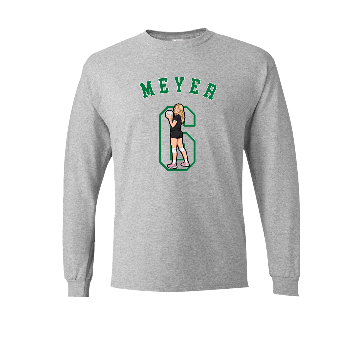 Long Sleeve Tee — Shirsey Arch in Grey