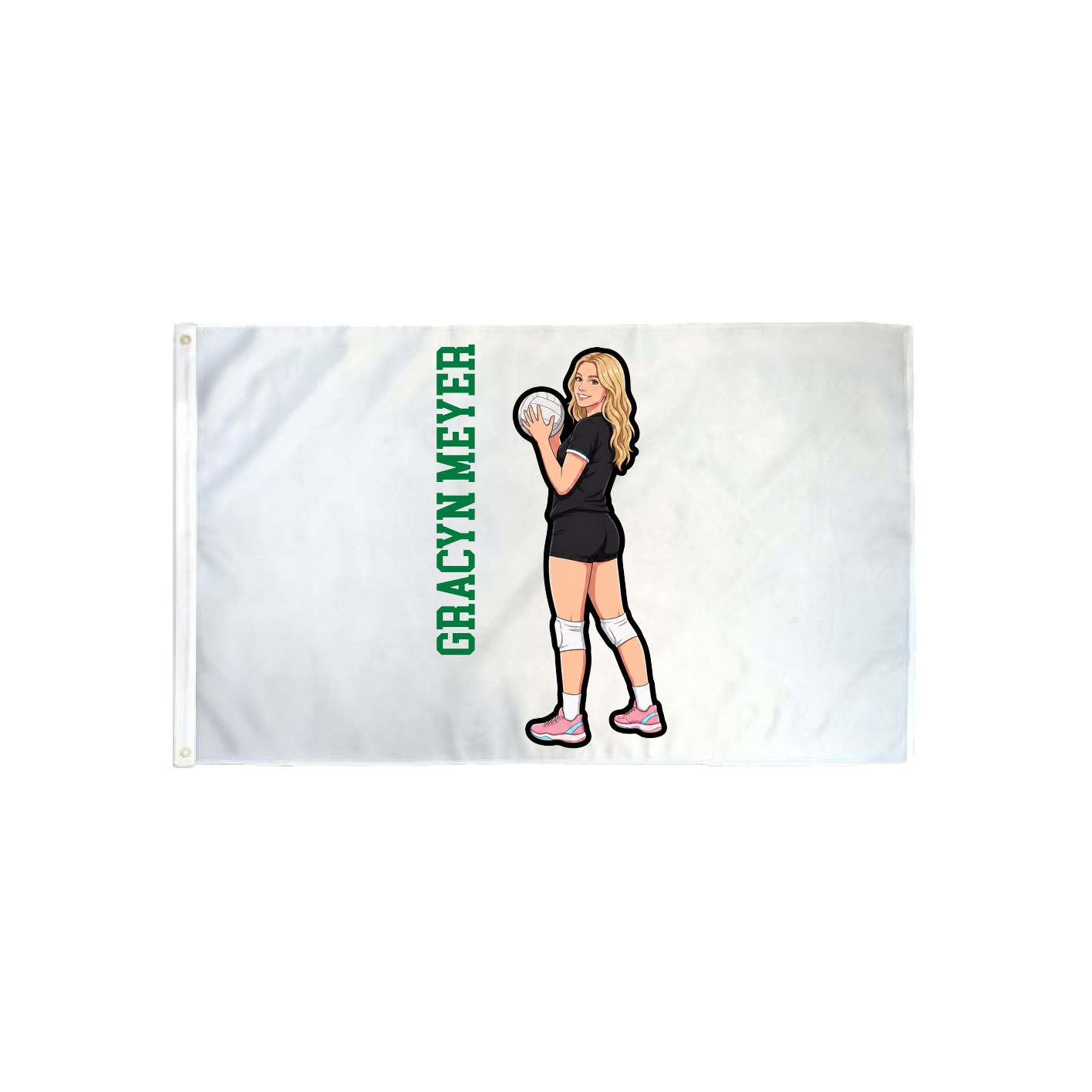 3x5 Flag — Name Vertical in Classic