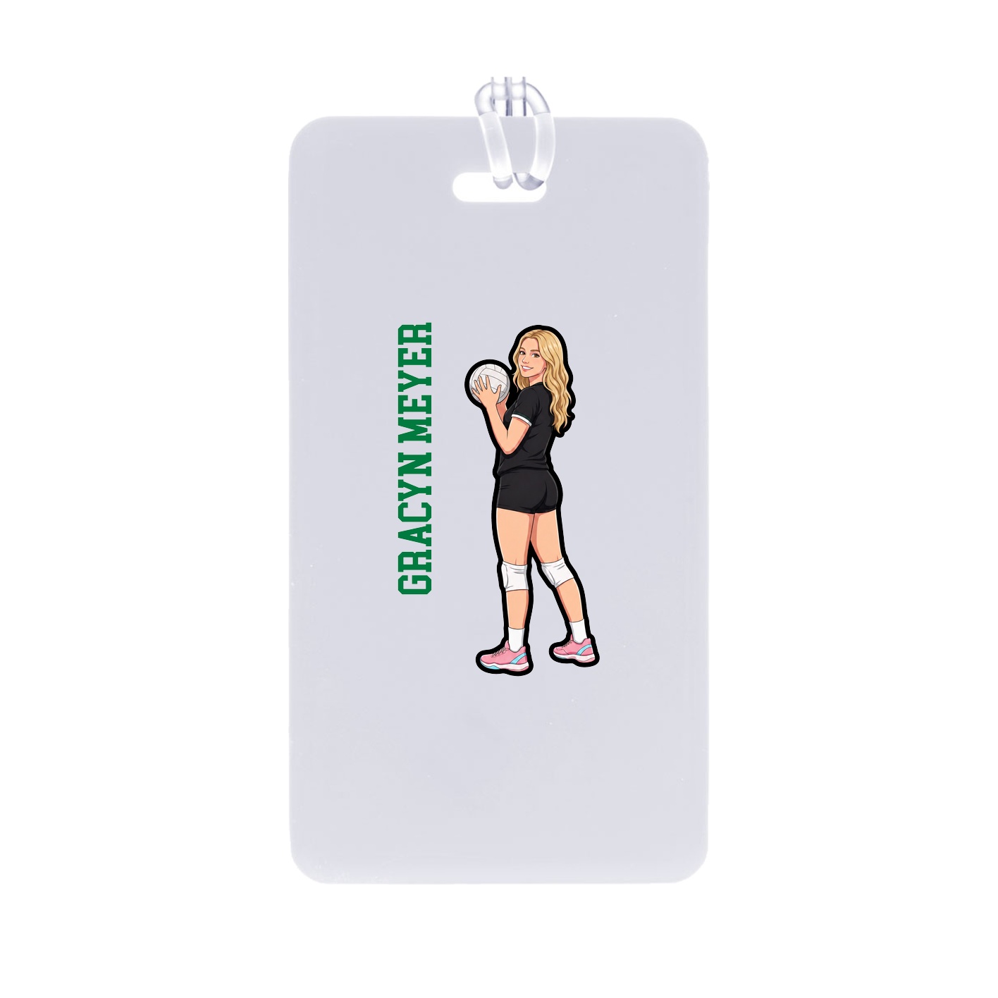 Bag Tag — Name Vertical in Classic