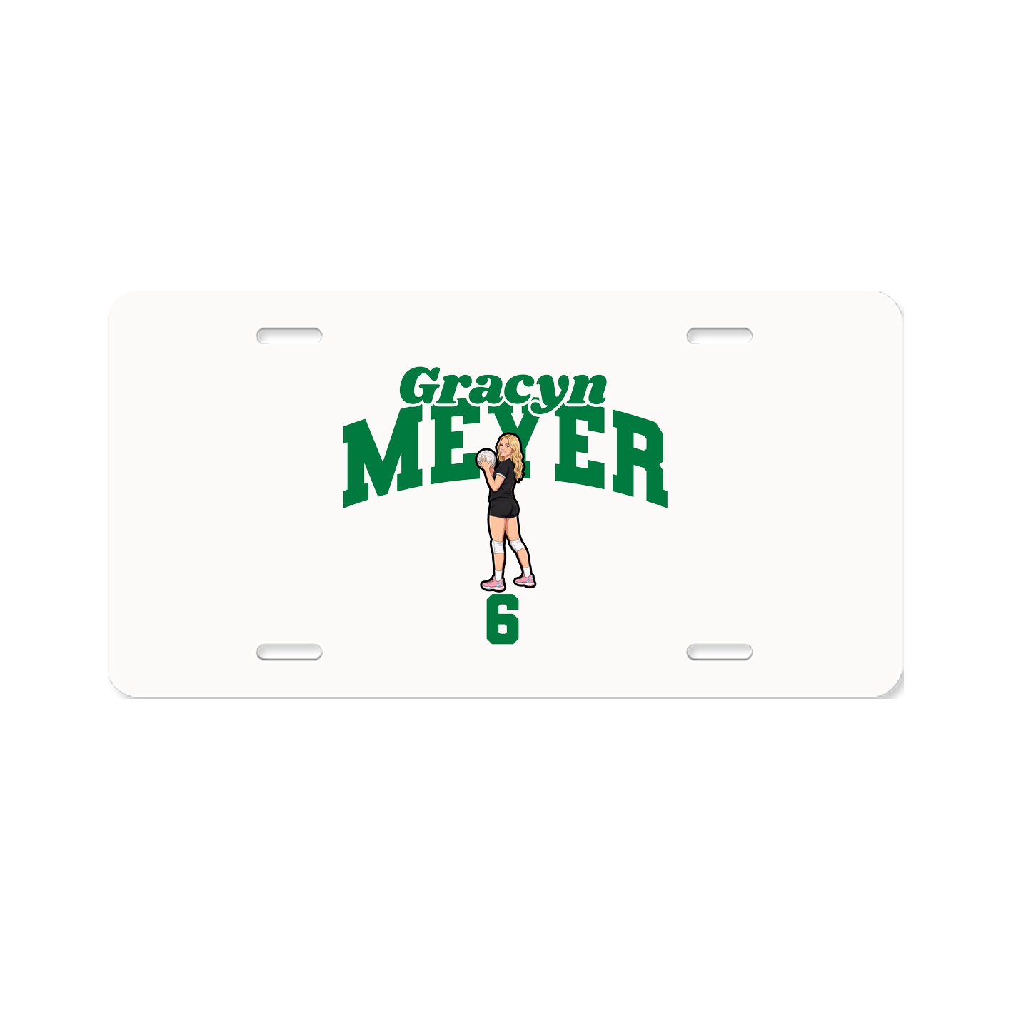 License Plate — Signature Arch in Classic
