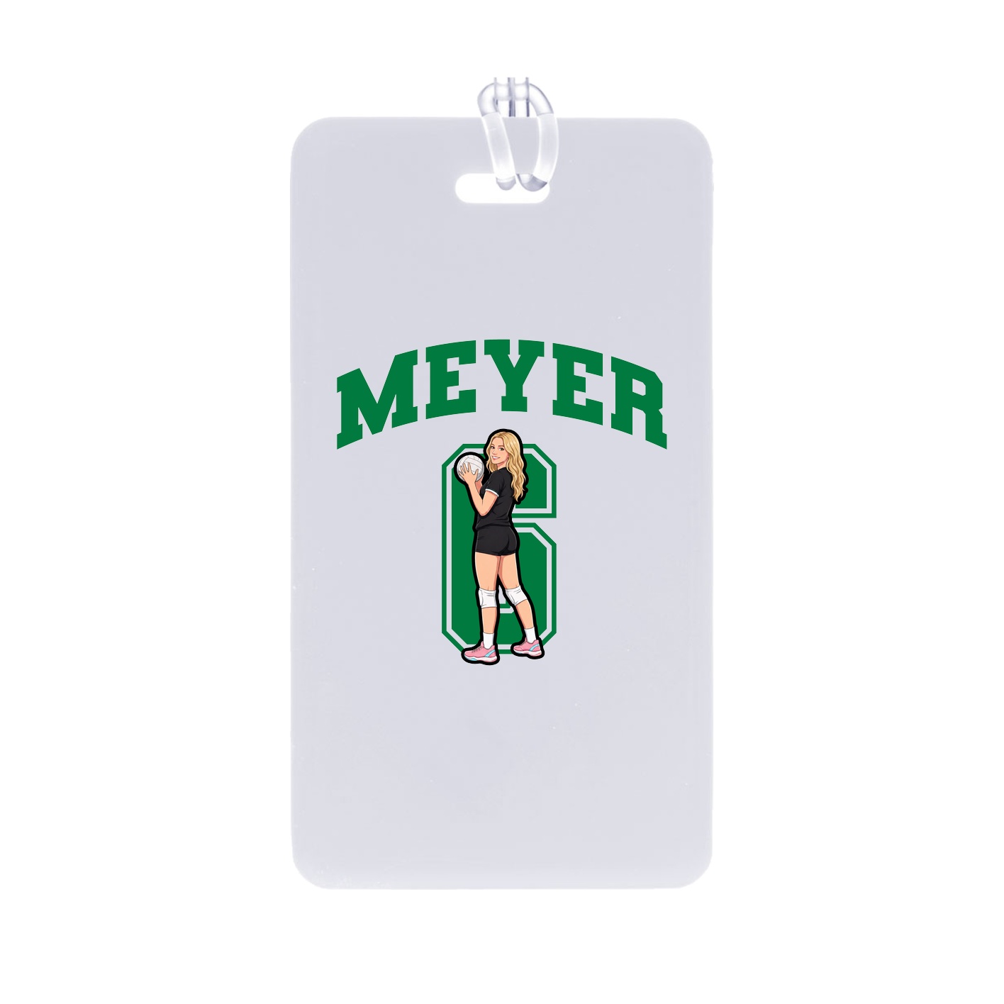 Bag Tag — Number in Classic