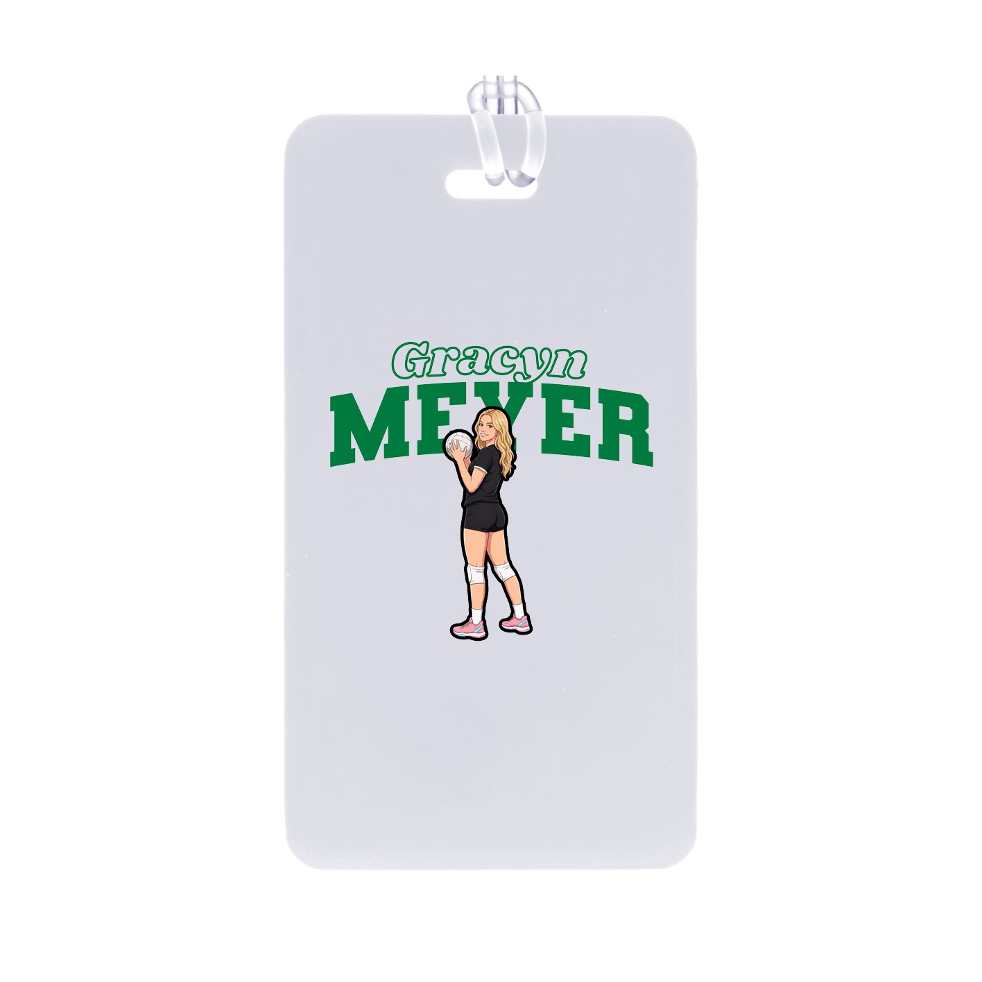 Bag Tag — Name Arch in Classic