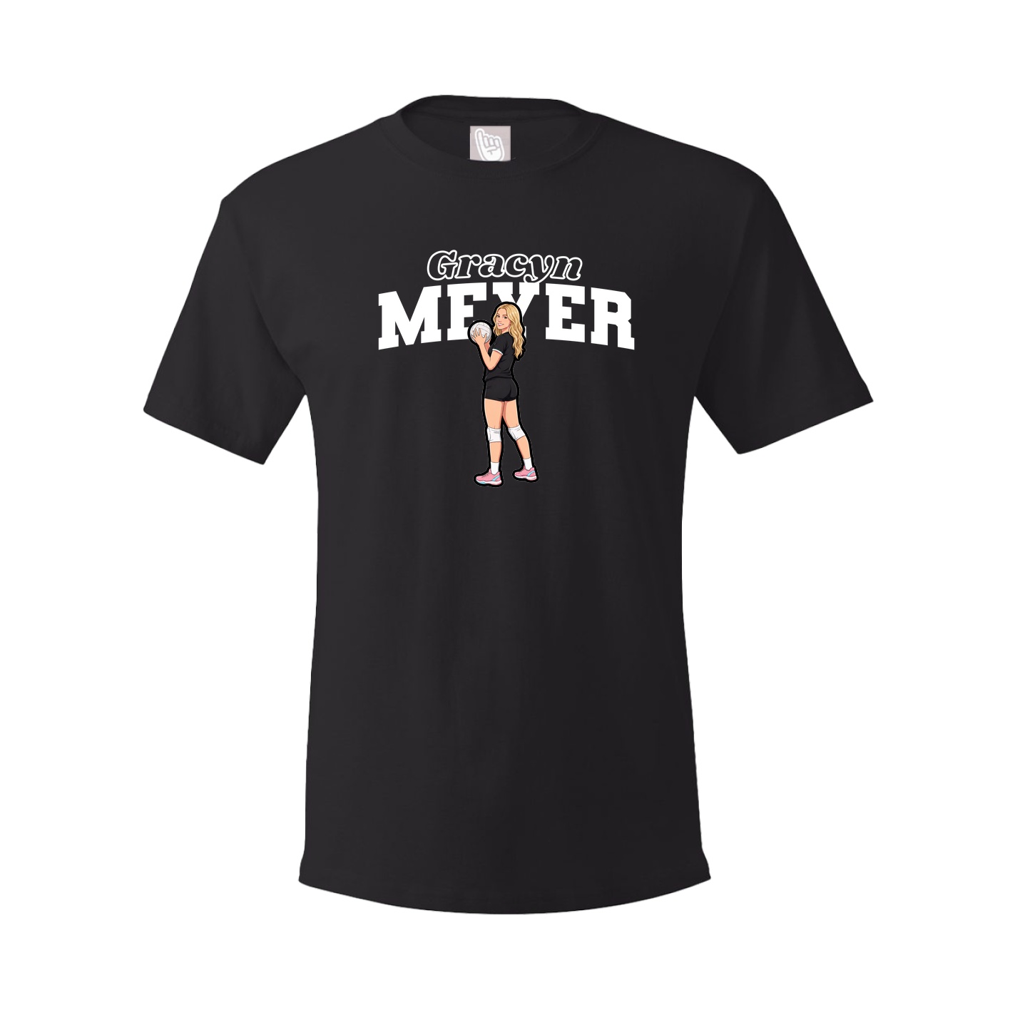 Youth Tee — Name Arch in Black