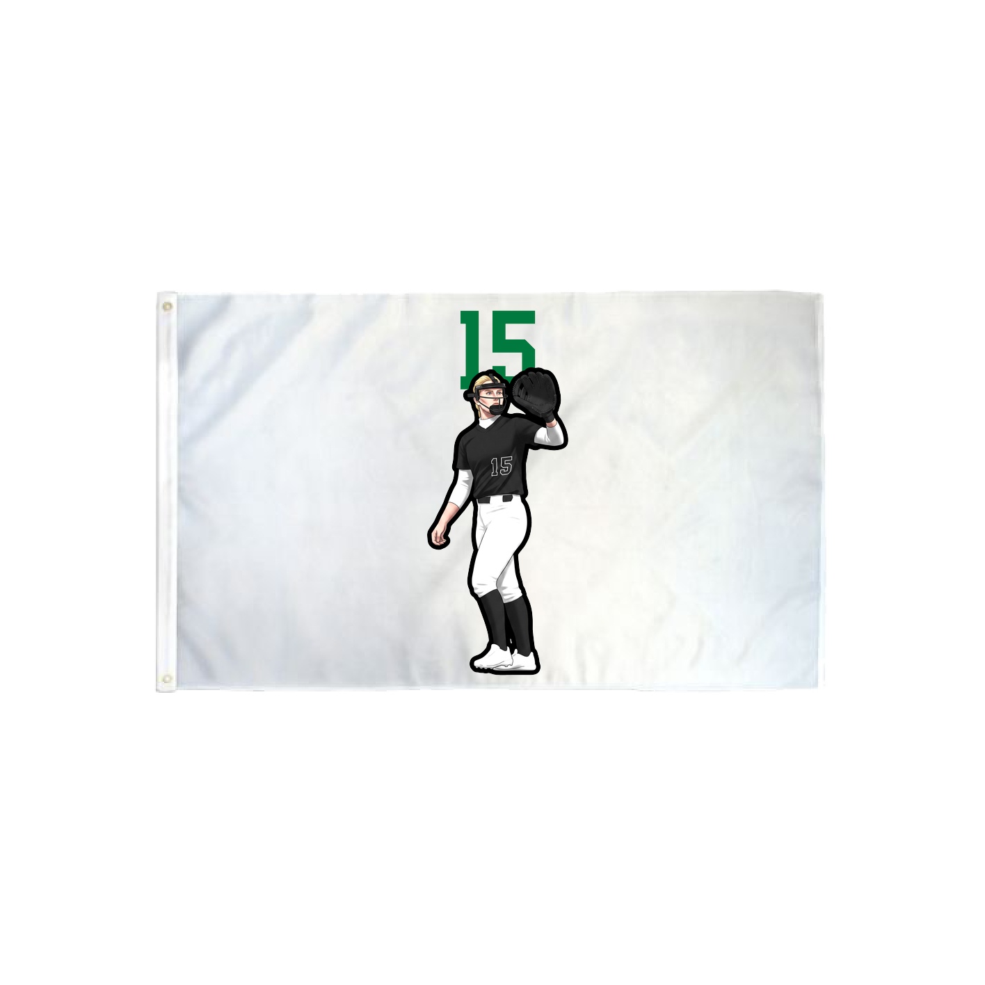 3x5 Flag — Number Top in Classic