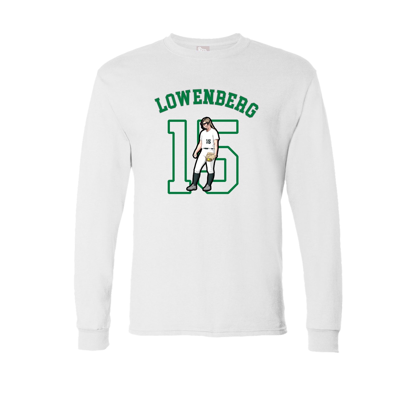 Long Sleeve Tee — Shirsey Arch in White