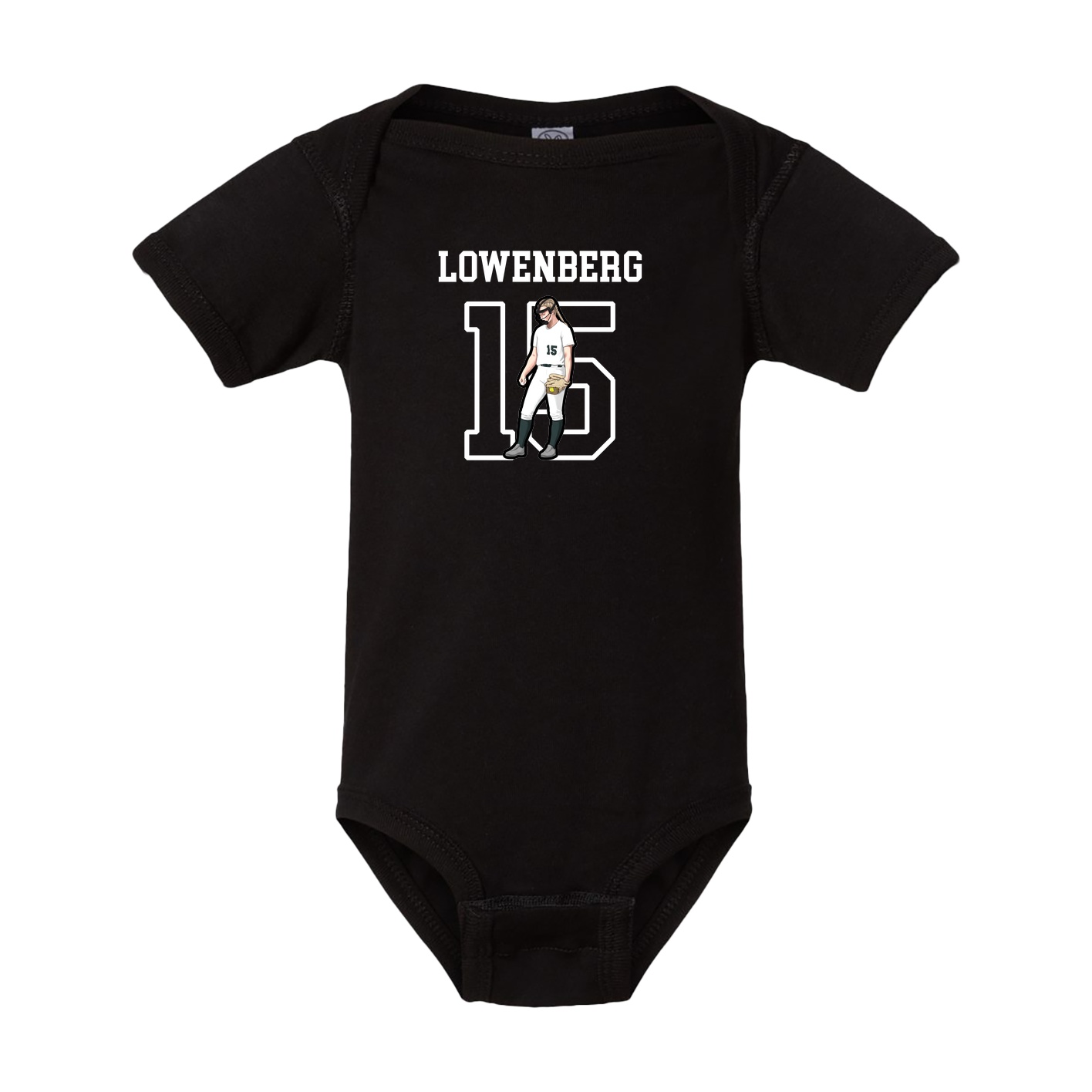 Baby Onesie — Shirsey in Black